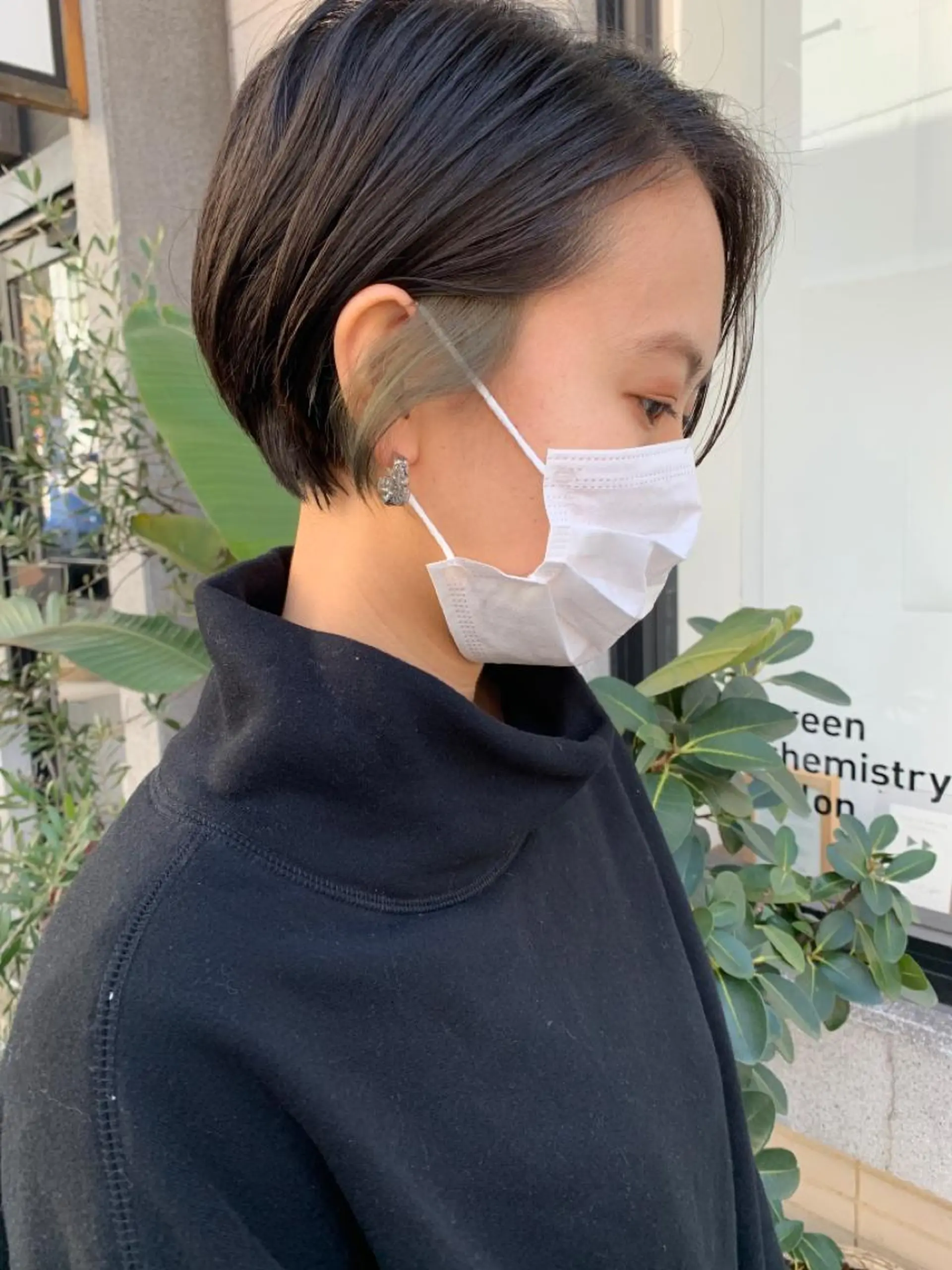 ショート カット ヘアカラー パーマ 縮毛矯正 トリートメント 艶髪color💎髪 質改善ストレート大吉のヘアスタイル