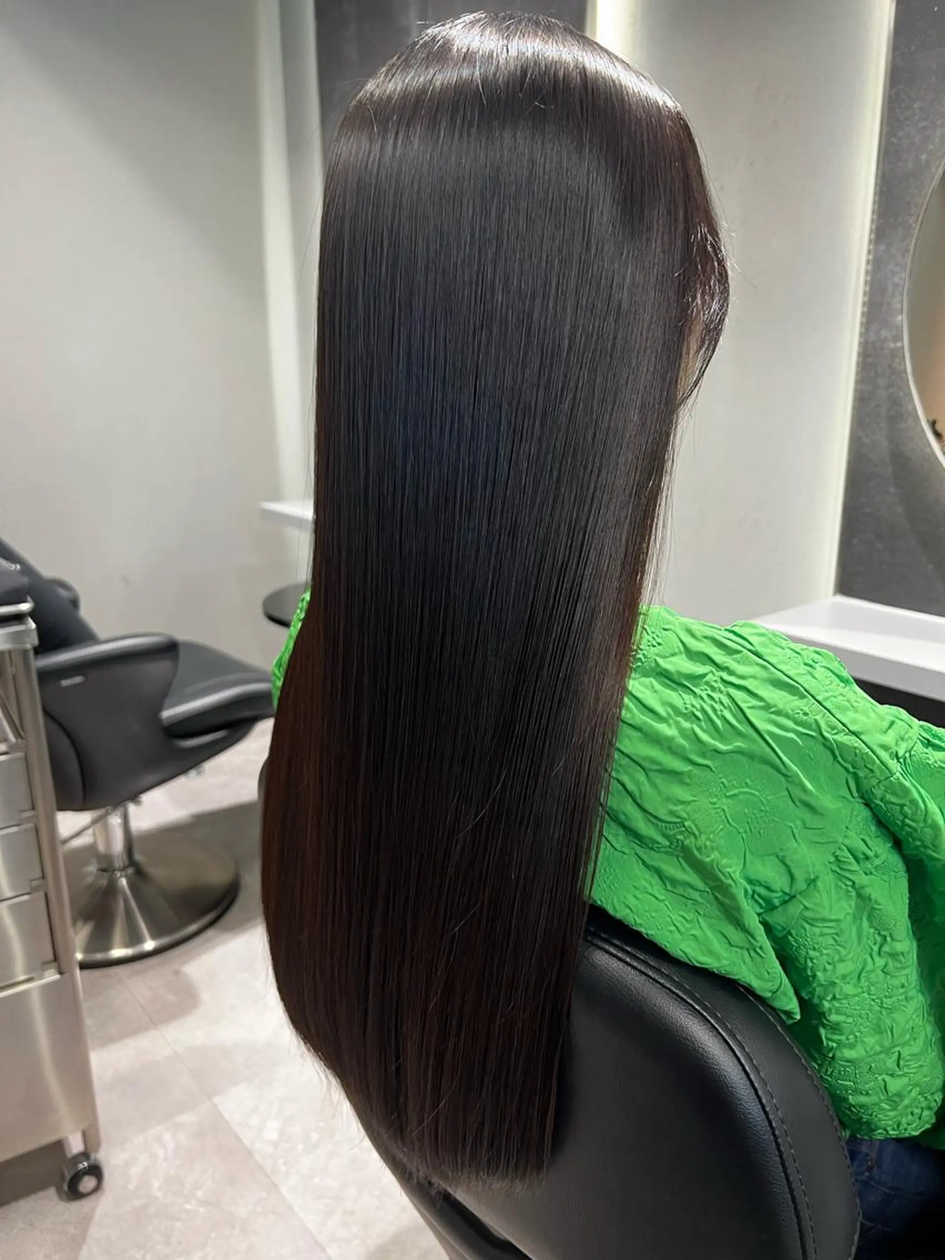 ロング カット 縮毛矯正 トリートメント ❣️韓国/髪質改善 🫧yamato👑のヘアスタイル