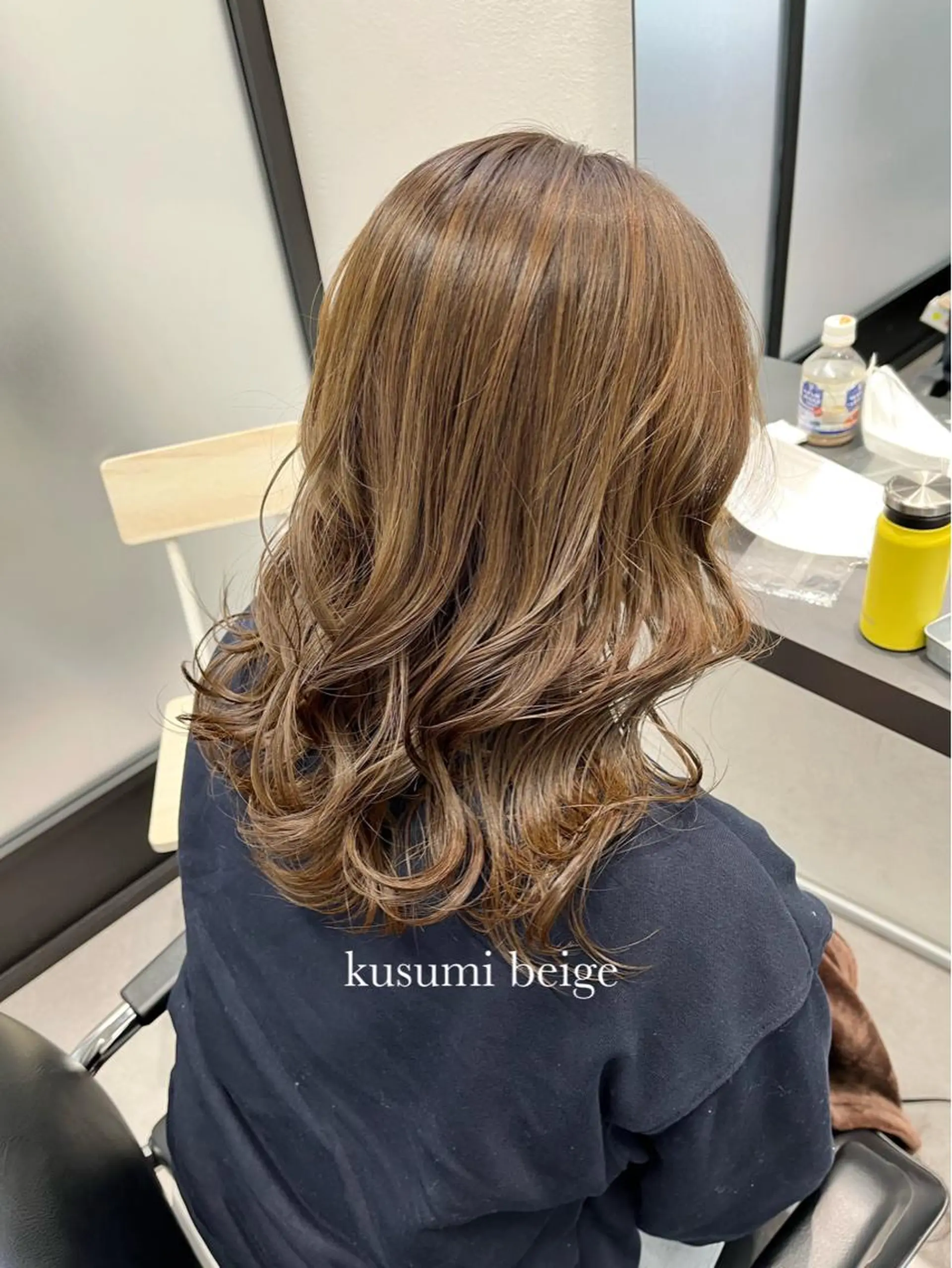 ミディアム カラー ヘアカラー トリートメント レイヤー/髪質改善/ 美髪矯正/手塚凌のヘアスタイル