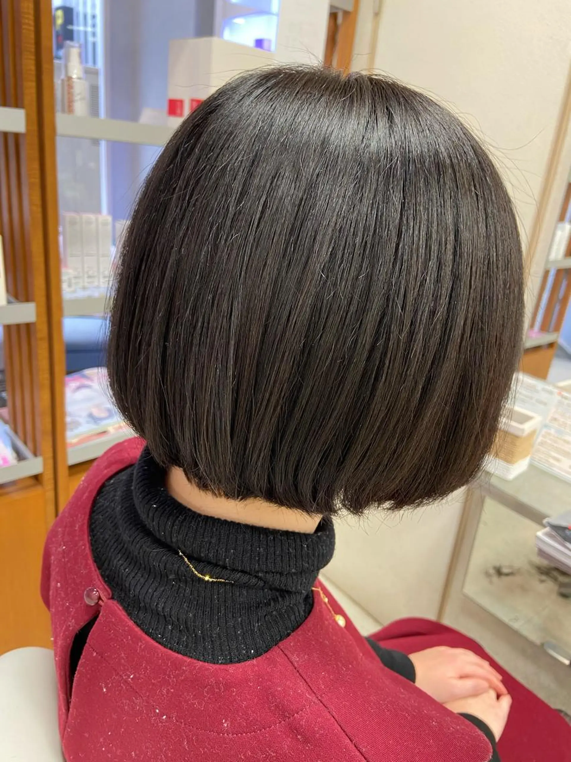 ショート ボブ 菊地 美憂のヘアスタイル