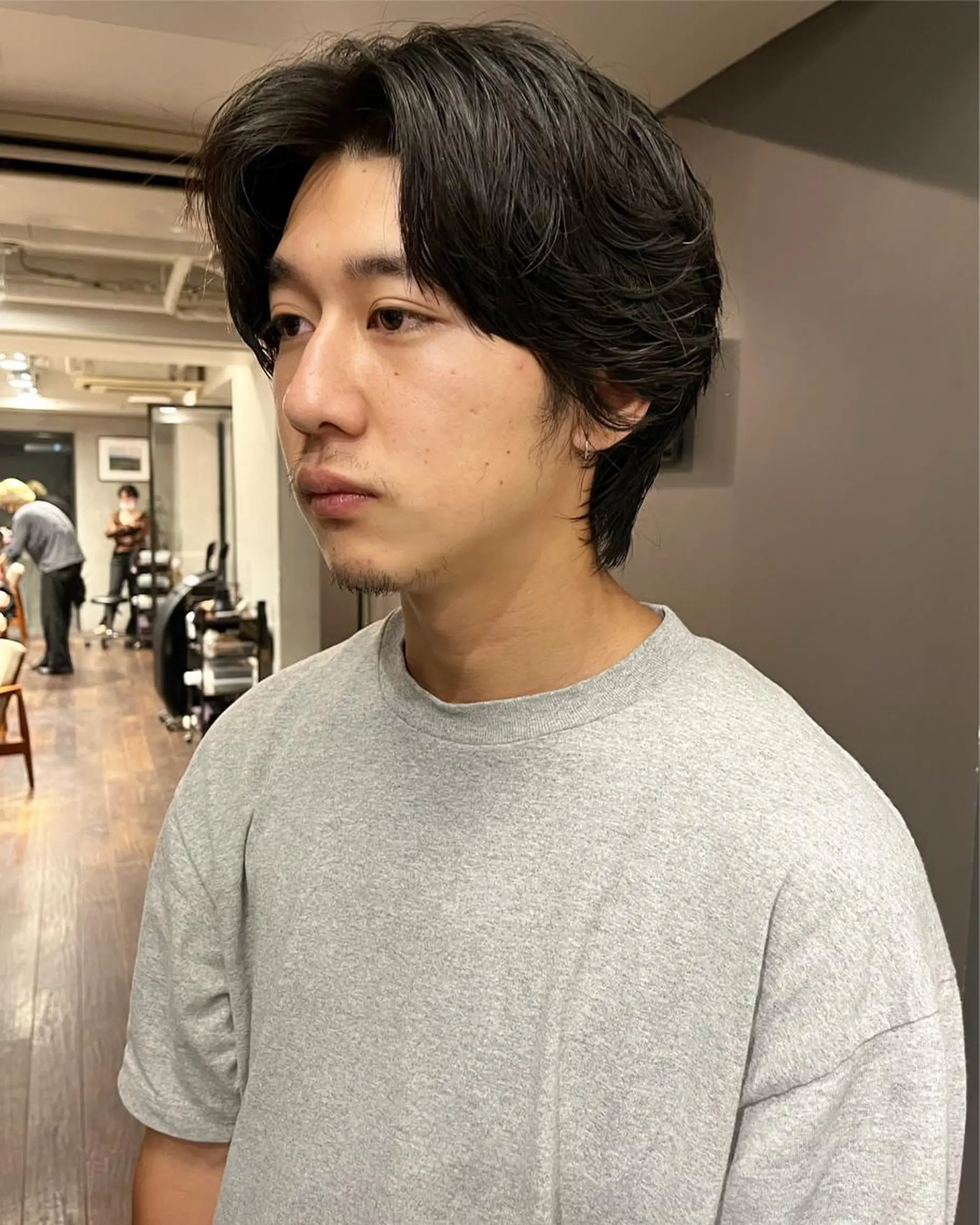 パーマ メンズ カット パーマ NERO 眞下秋歩のヘアスタイル