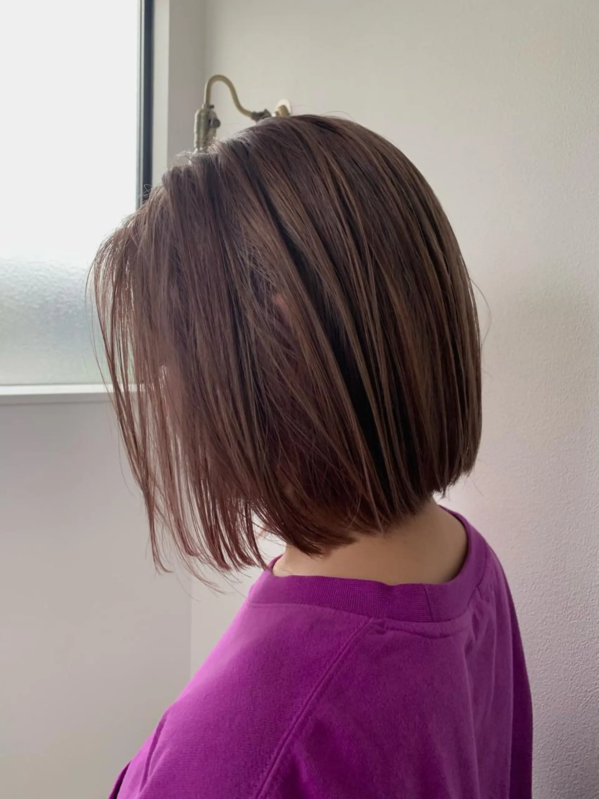 ミディアム カラー カット ヘアカラー 山本 愛華のヘアスタイル