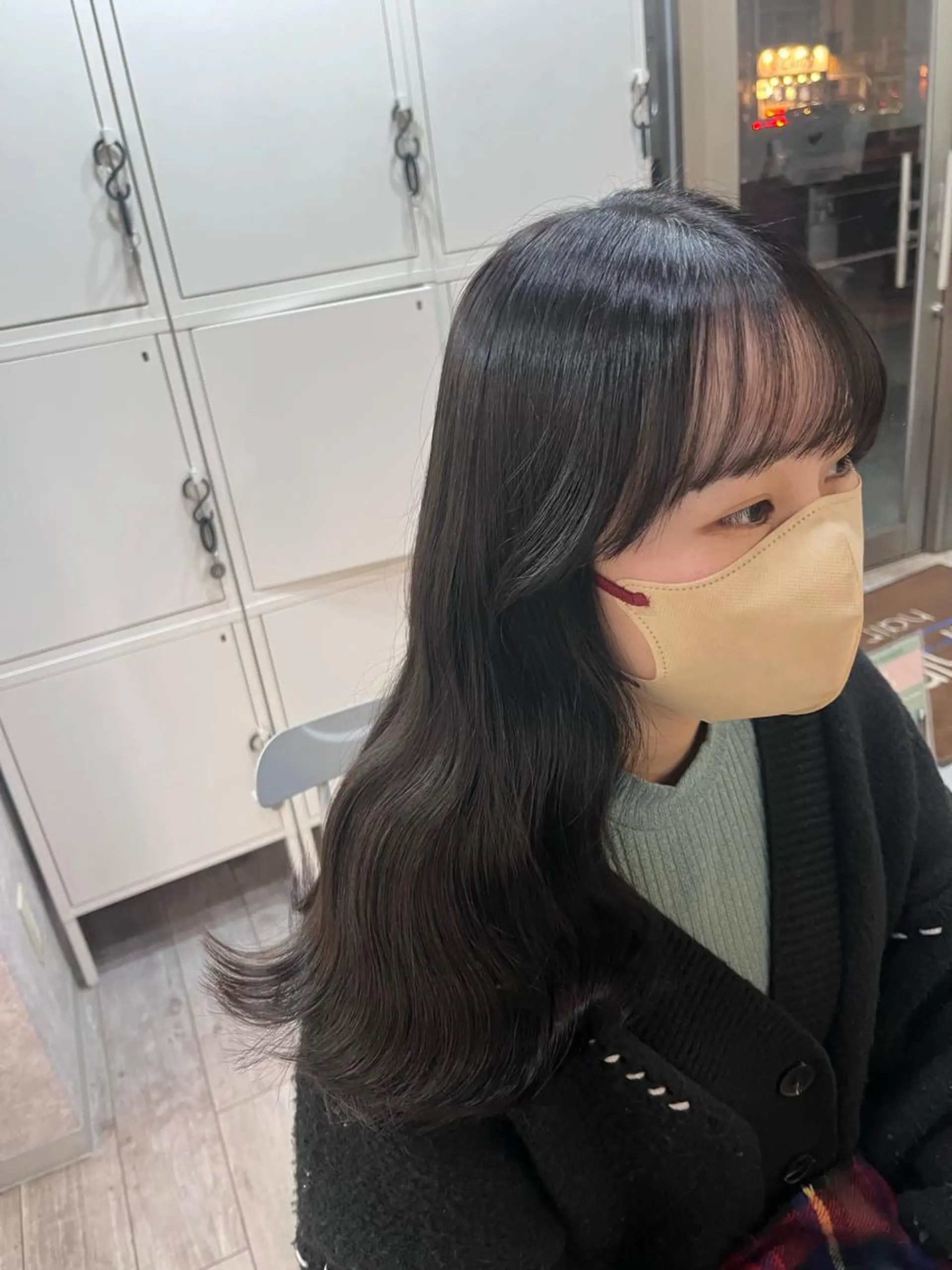 セミロング カラー 村田梨乃/ minim hairのヘアスタイル