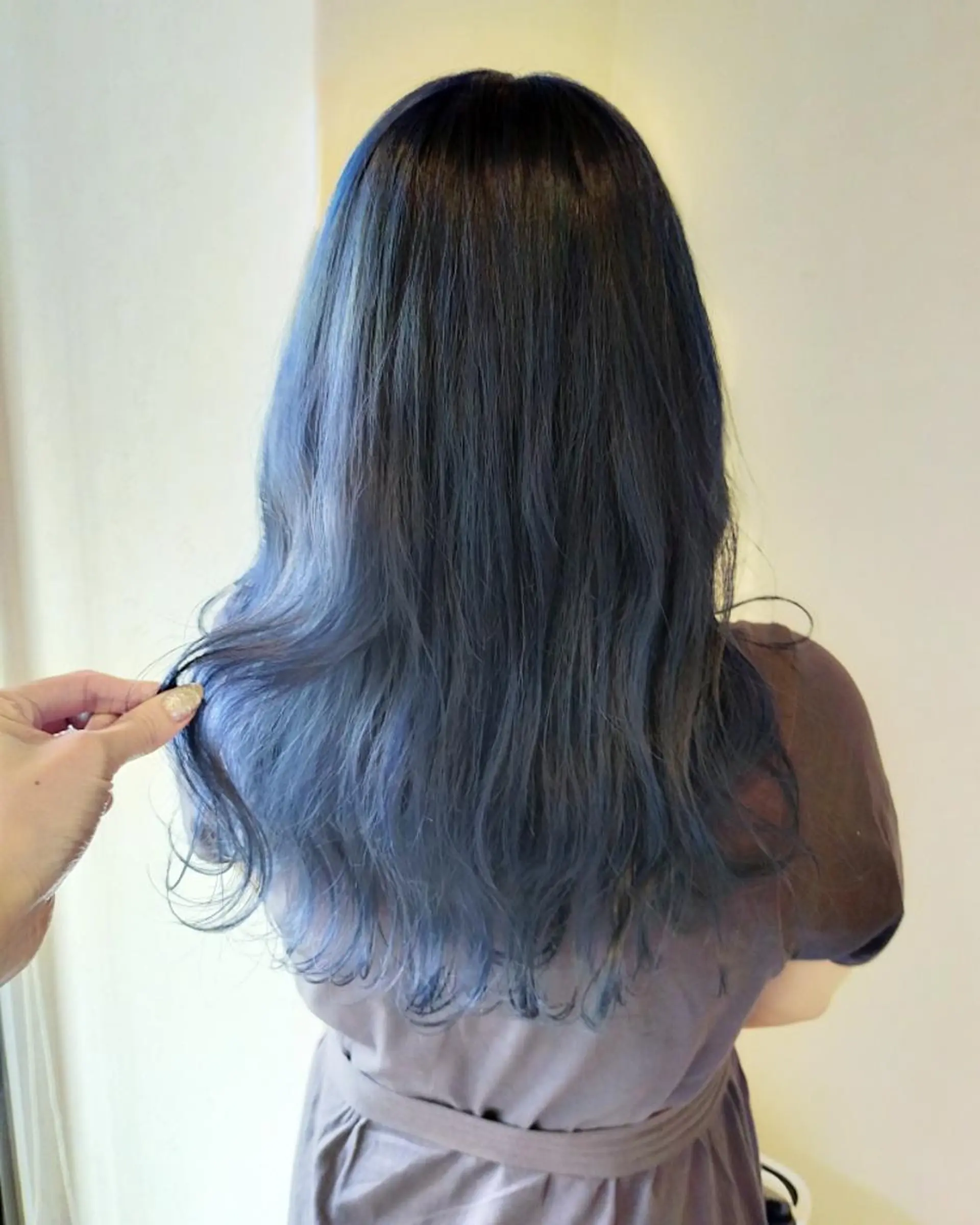 カラー ロング JIL BLAN 京都所属・RU RIのヘアスタイル