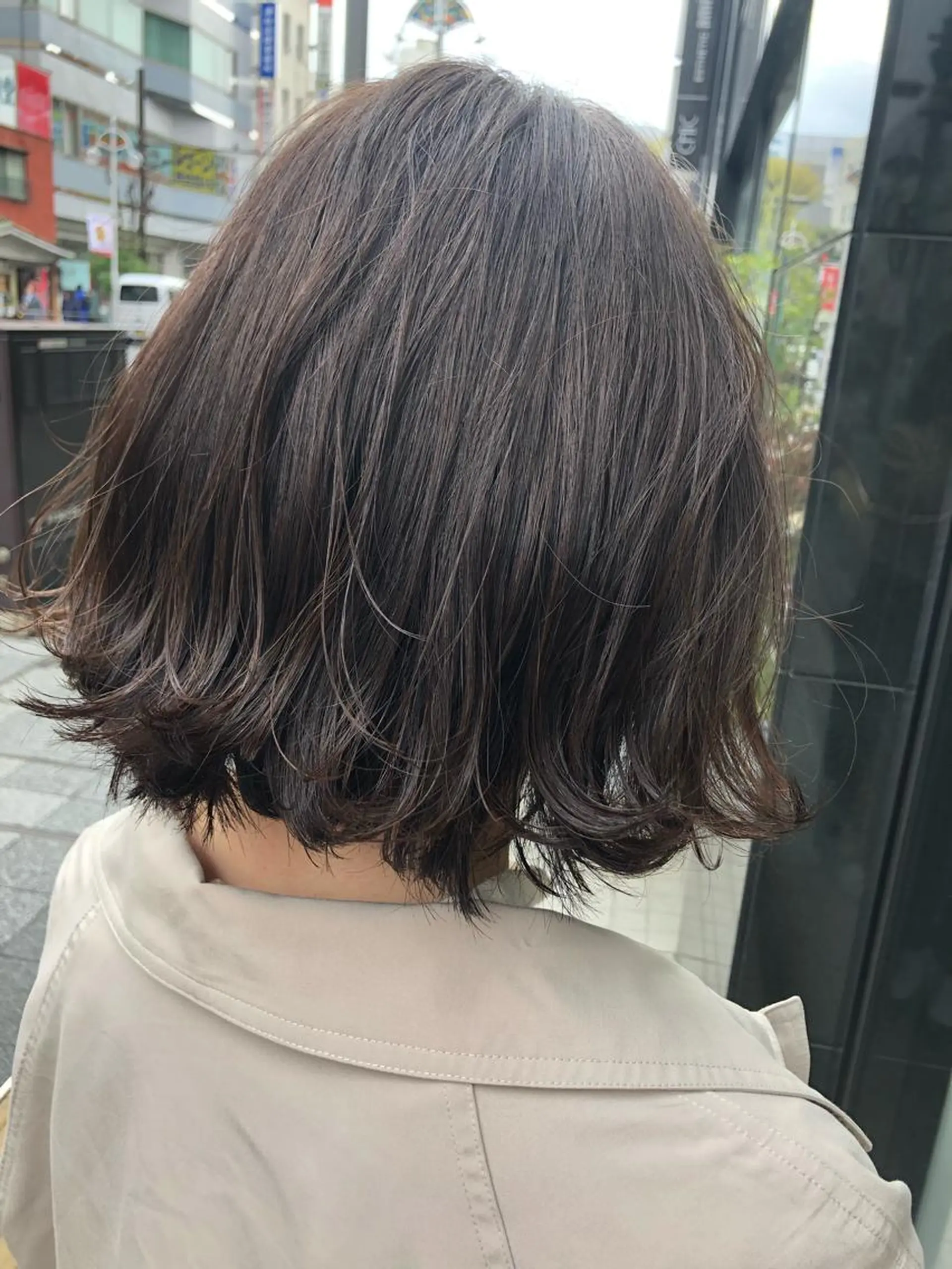 ミディアム カラー GLROW haruhiのヘアスタイル