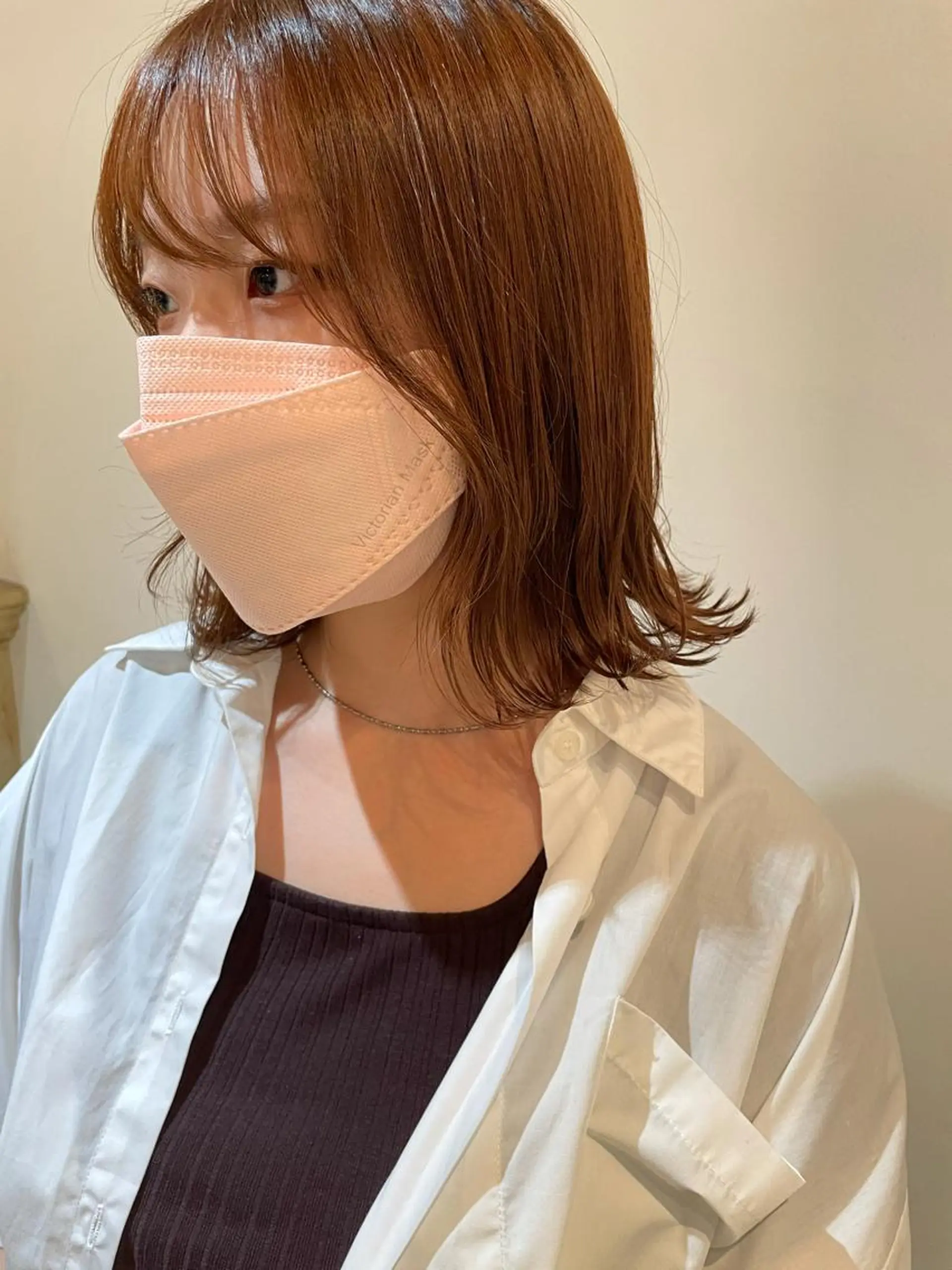 ミディアム カラー ショート/ブリーチ mizuki🐋のヘアスタイル