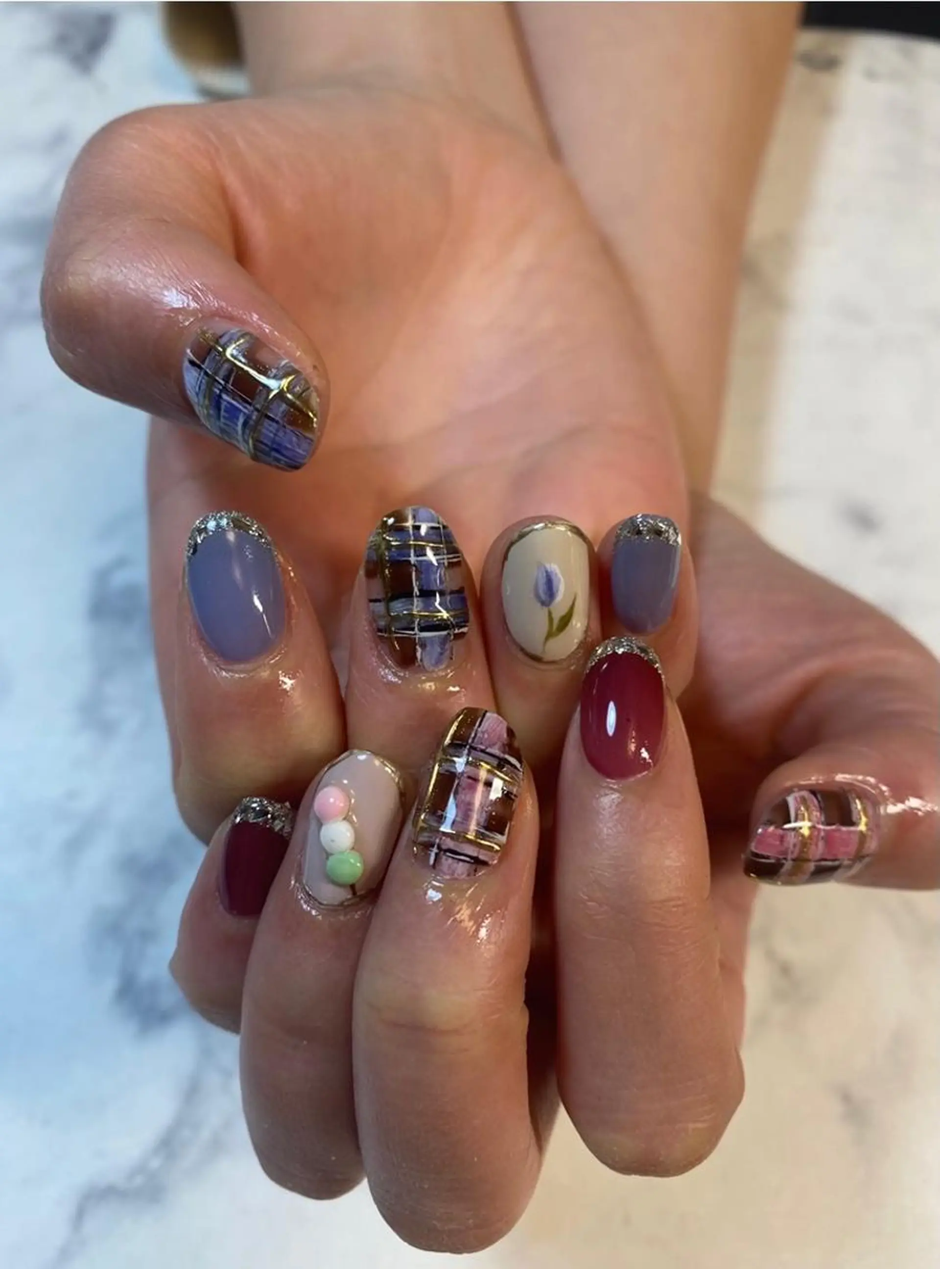 ネイル ハンドネイル mellow mのネイルデザイン