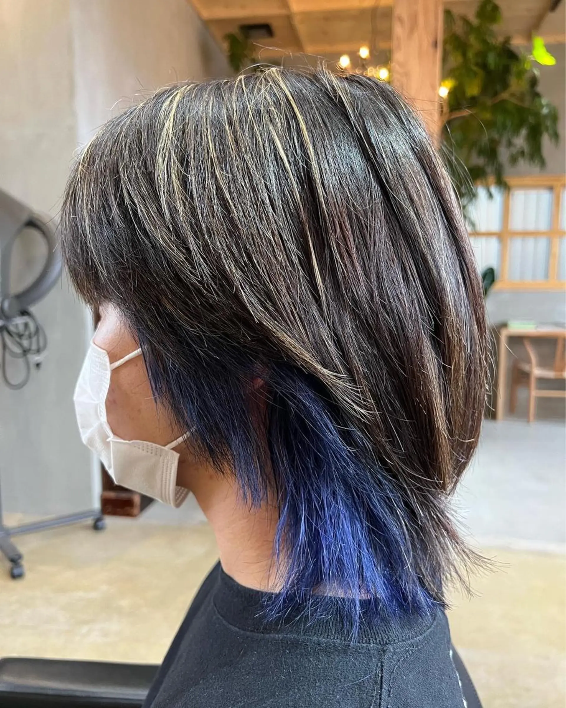 ショート カラー ハイライトカラー イルミナカラー ボブ ハイライト 髪質改善 SHINYA シンヤヘアーズのヘアスタイル