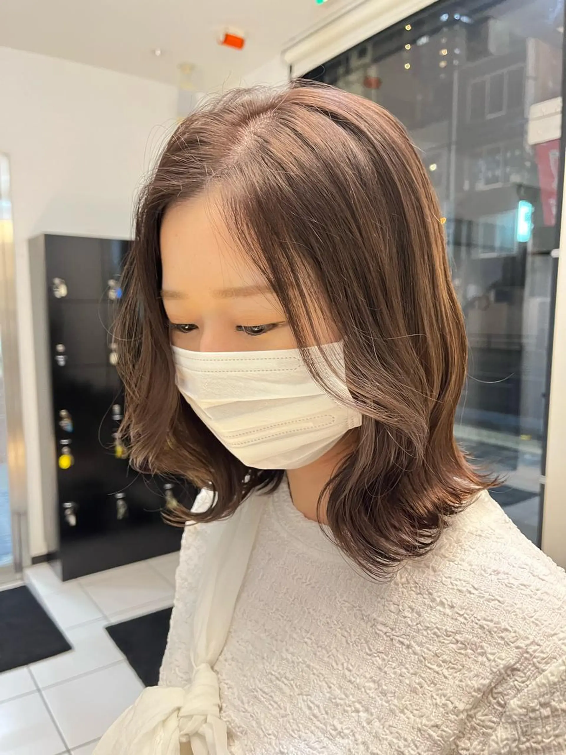 ミディアム カラー ヘアアレンジ channel所属・Natsumi ❤︎のヘアスタイル
