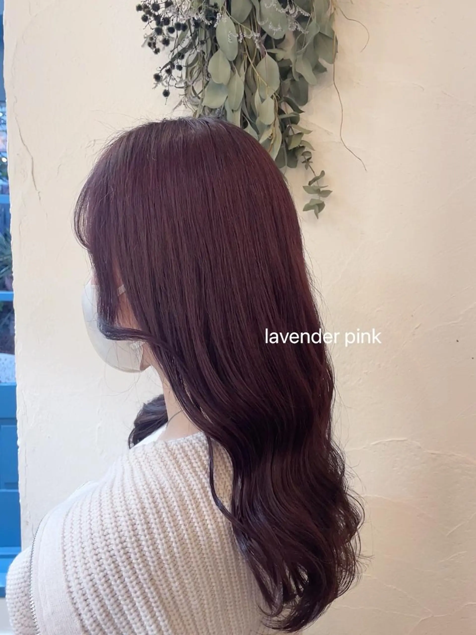 ロング カラー ヘアアレンジ ブリーチ ラベンダーカラー ラベンダーピンク ブリーチなしカラー ピンクカラー Hair muse'e所属・加藤 愛鈴のヘアスタイル