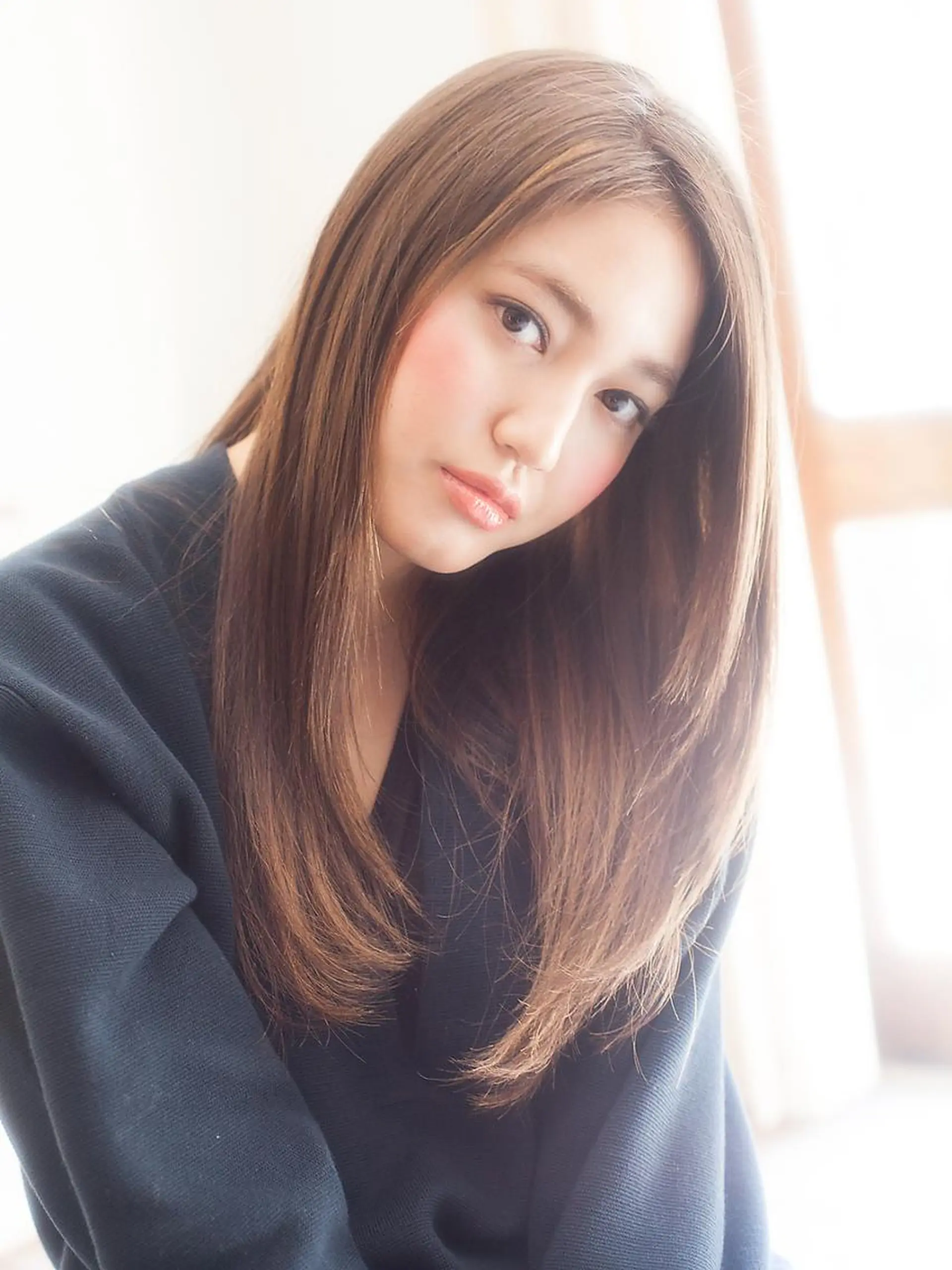 セミロング カラー パーマ amie 高崎 【アミ】のヘアスタイル