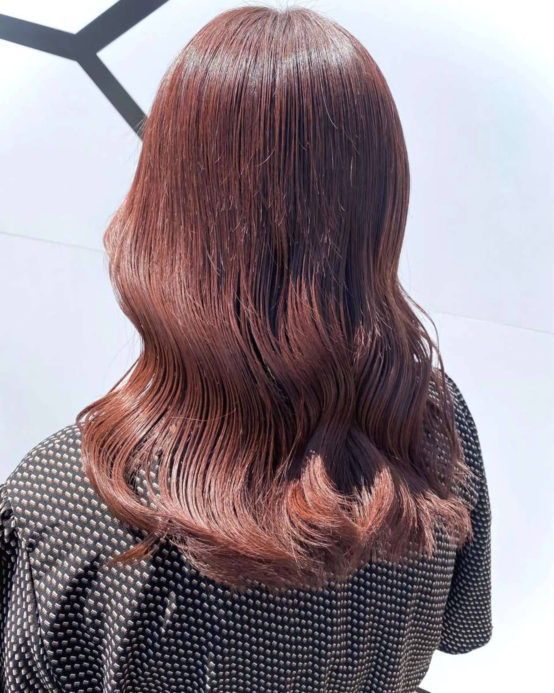 セミロング カラー ヘアアレンジ 💘韓国カラー💘 クルミのヘアスタイル