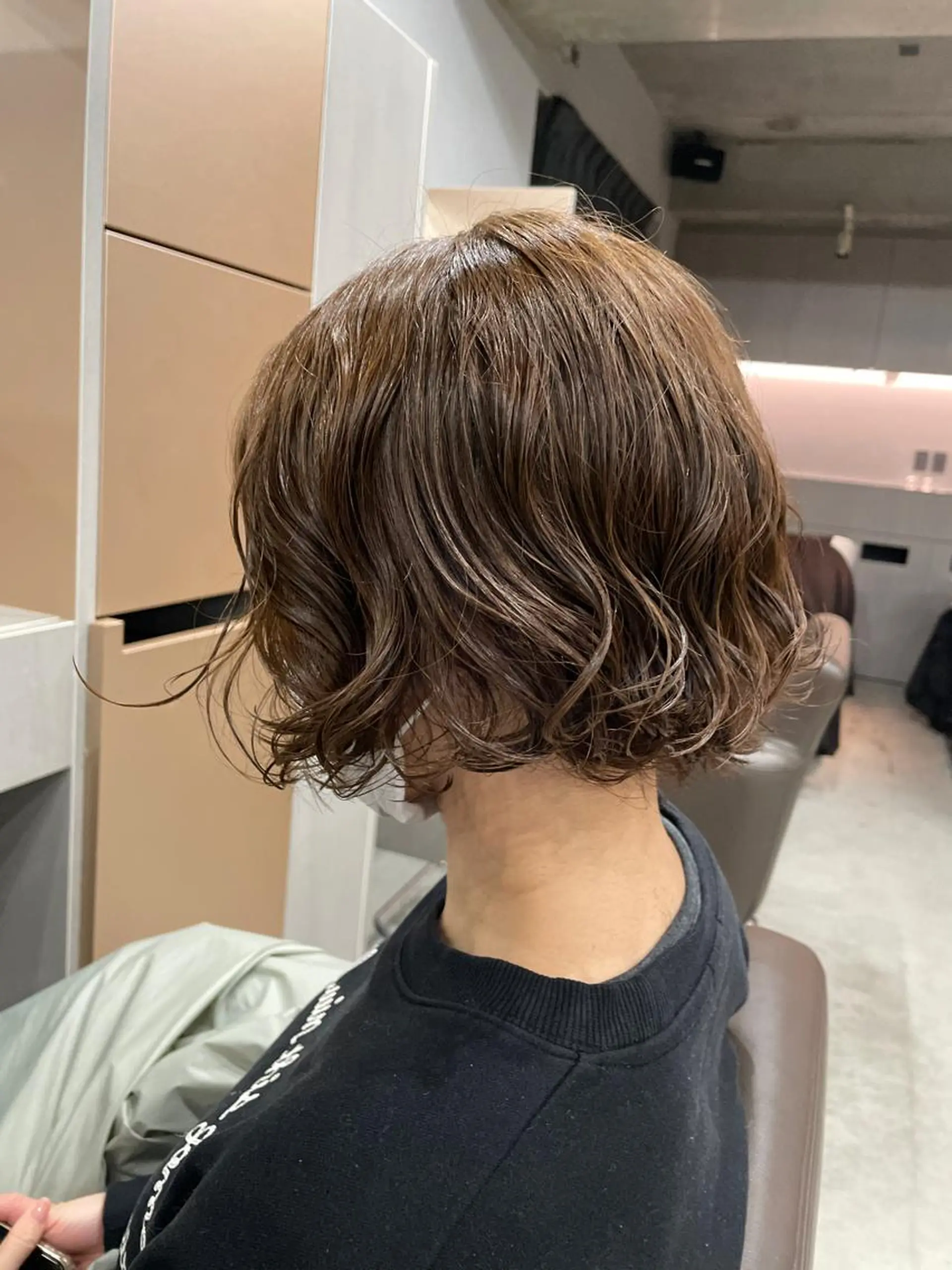 ミディアム カラー パーマ 吉田一輝 外国人パーマのヘアスタイル