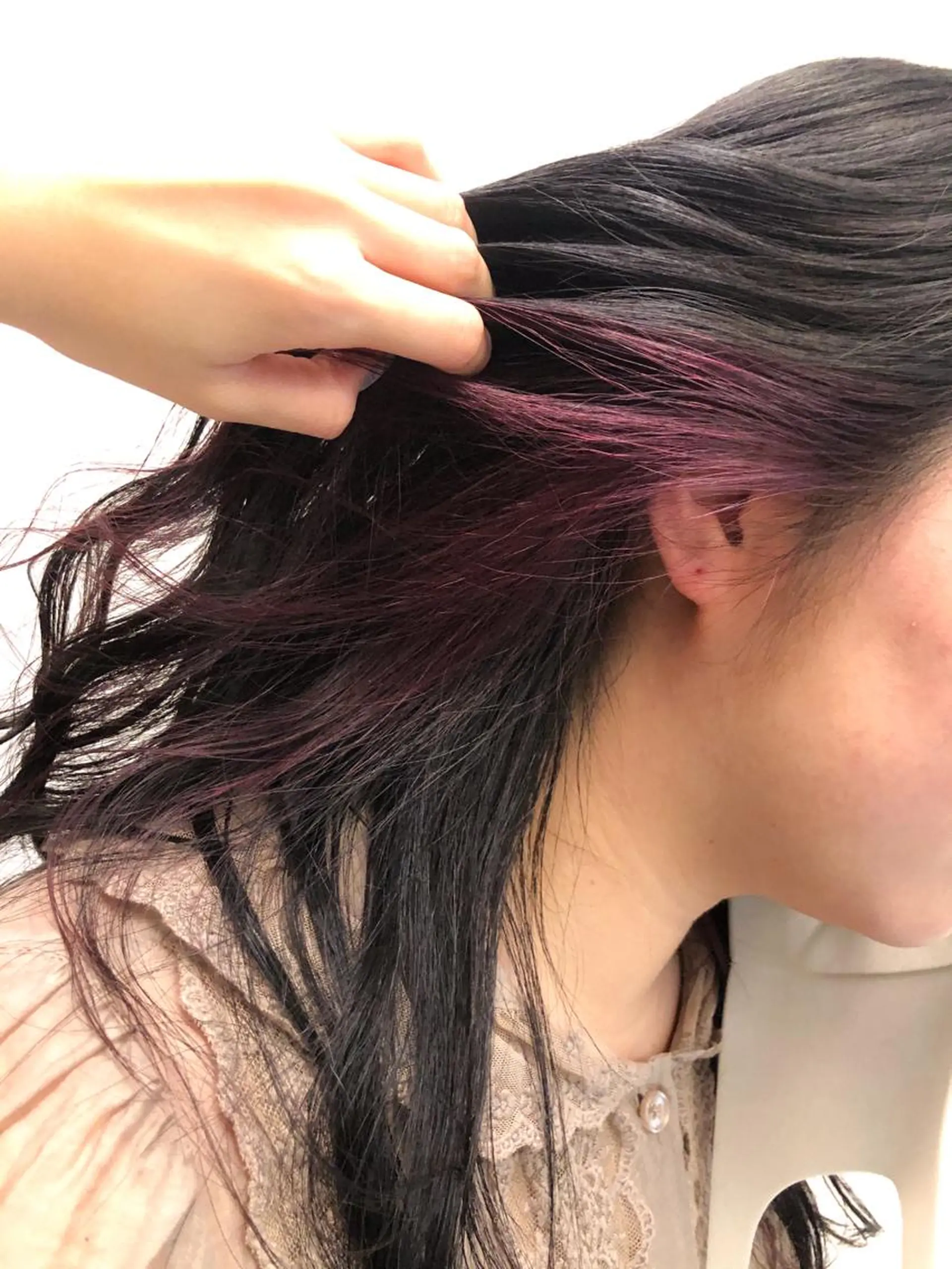 ロング コトネ🫧 韓国風レイヤーカットのヘアスタイル