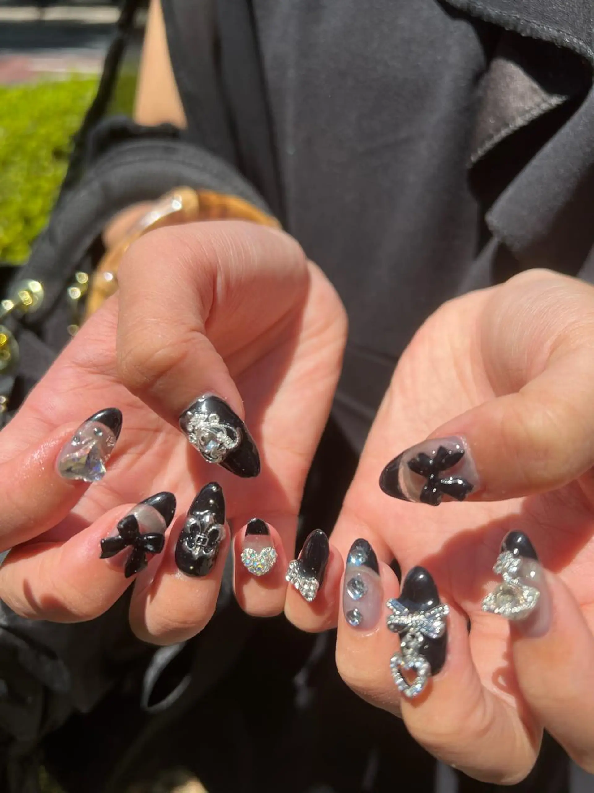 ネイル ハンドネイル 韓国🩶Y2Kネイル 💫くれはのネイルデザイン