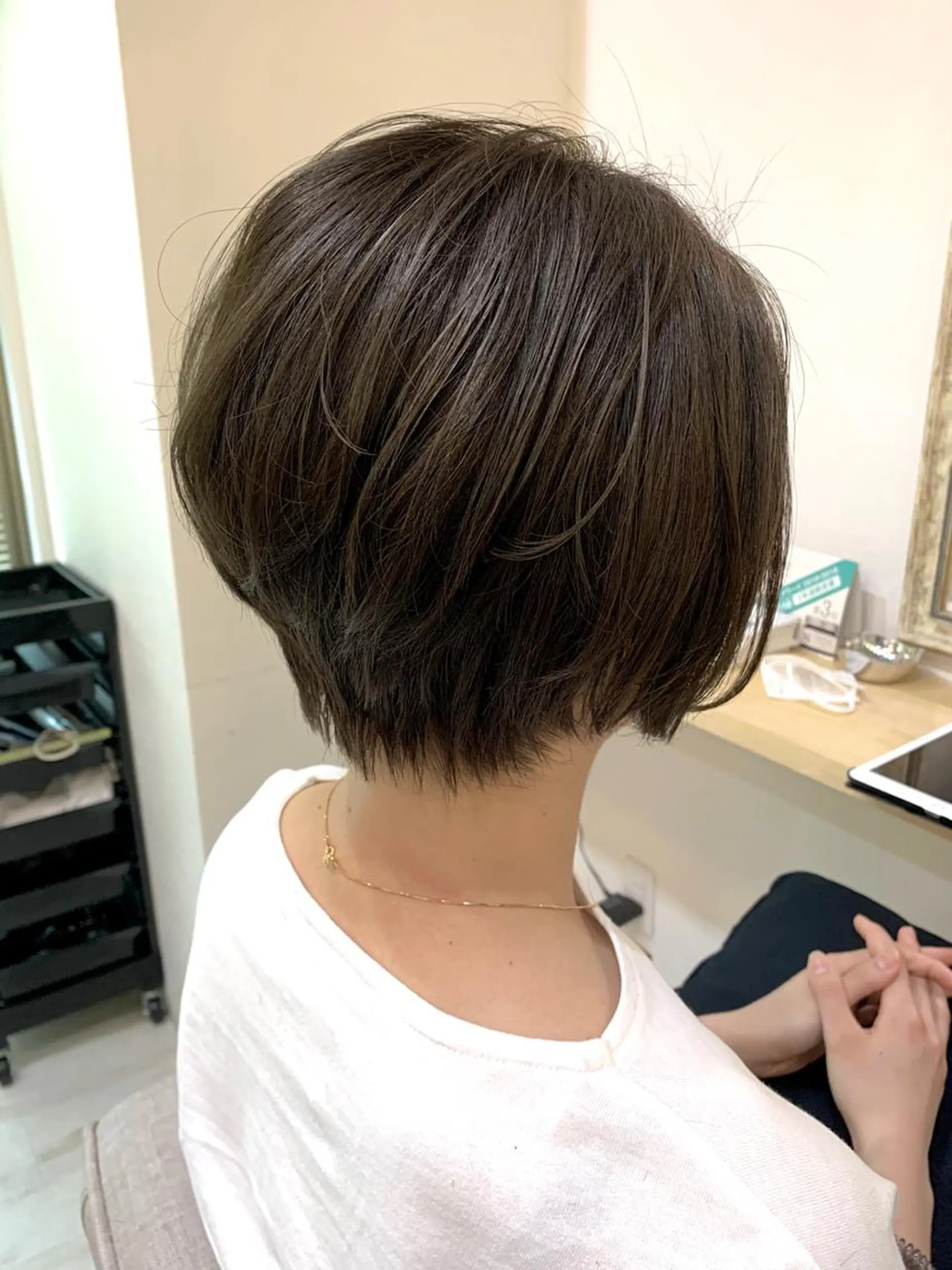 ショート カラー 山本 悟志のヘアスタイル