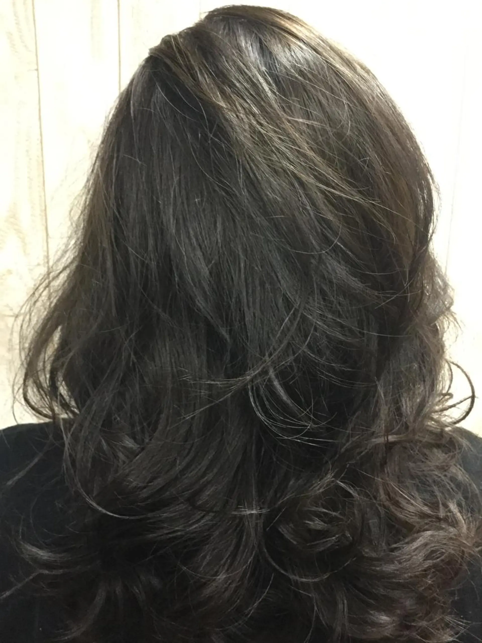 セミロング カラー パーマ イルミナカラー 後藤 健史のヘアスタイル