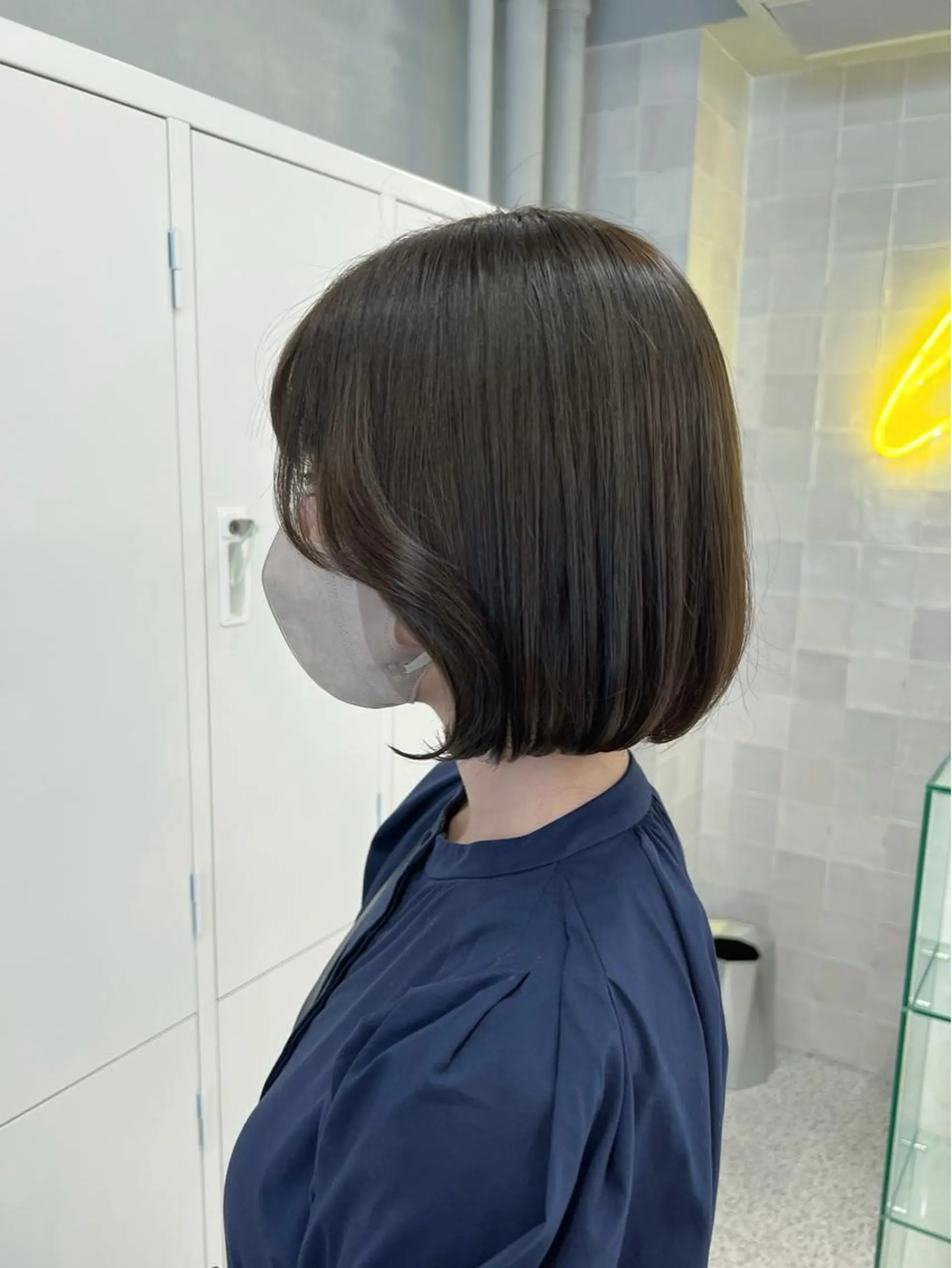 ショート カラー ブリーチ 透明感カラー ブリーチなしカラー タンバルモリ 韓国風ヘア ヘアカラー トリートメント 韓国ヘア☁️ mitsukiのヘアスタイル