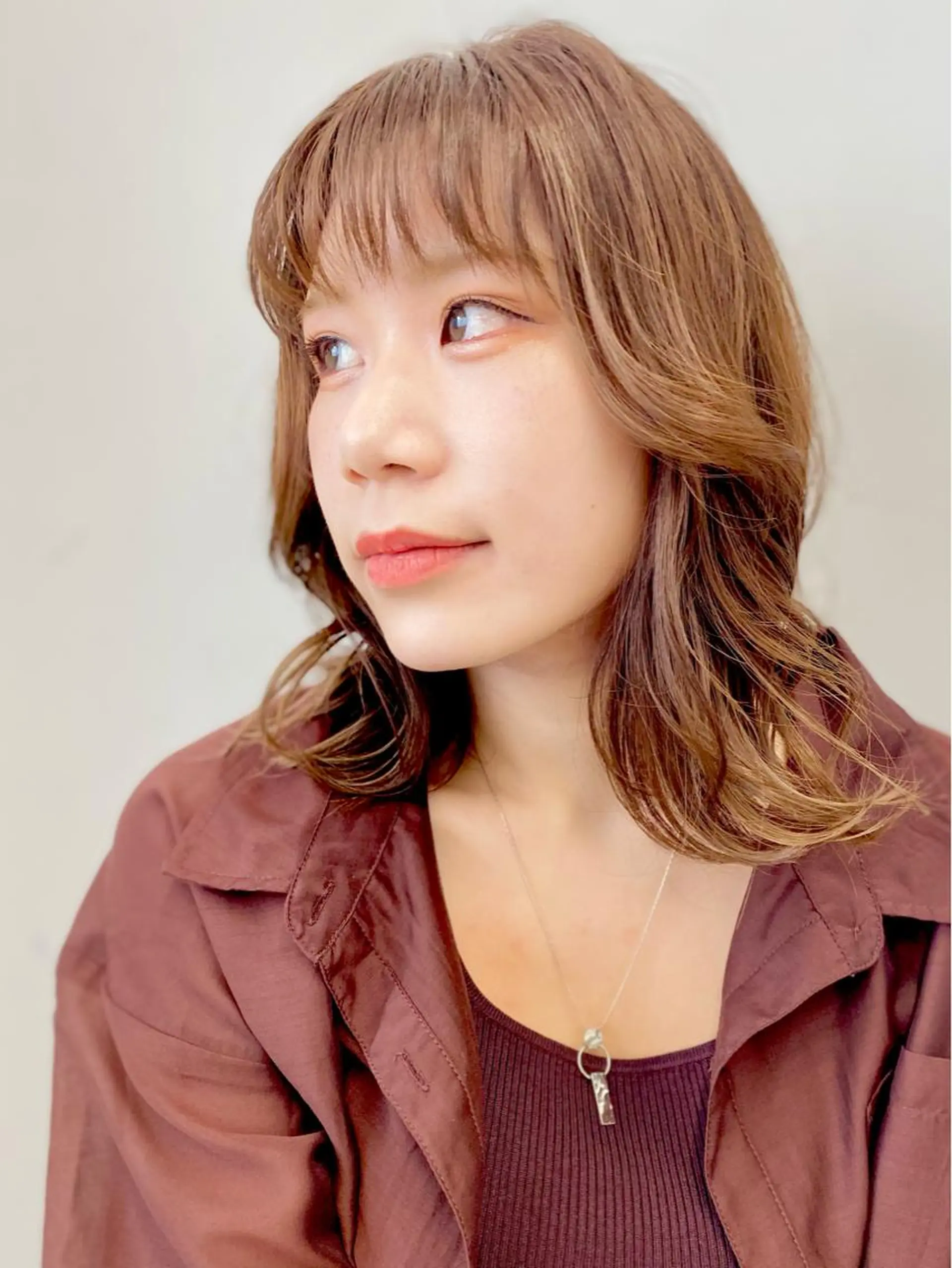 ミディアム 韓国風ヘア レイヤーカット 艶髪🌟髪質改善✨ Zinaヤマダ チサのヘアスタイル