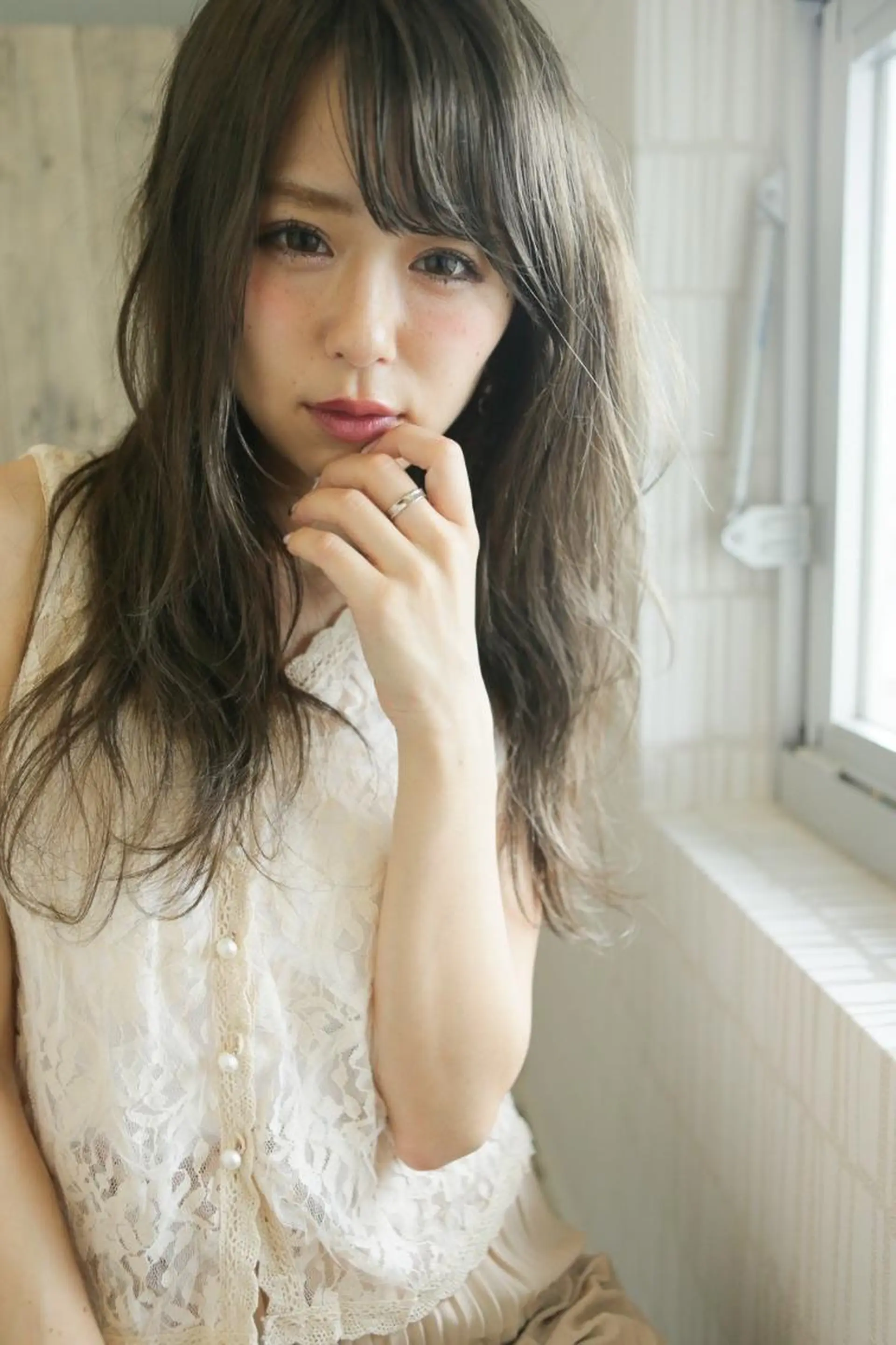 ロング 吉田 恒のヘアスタイル