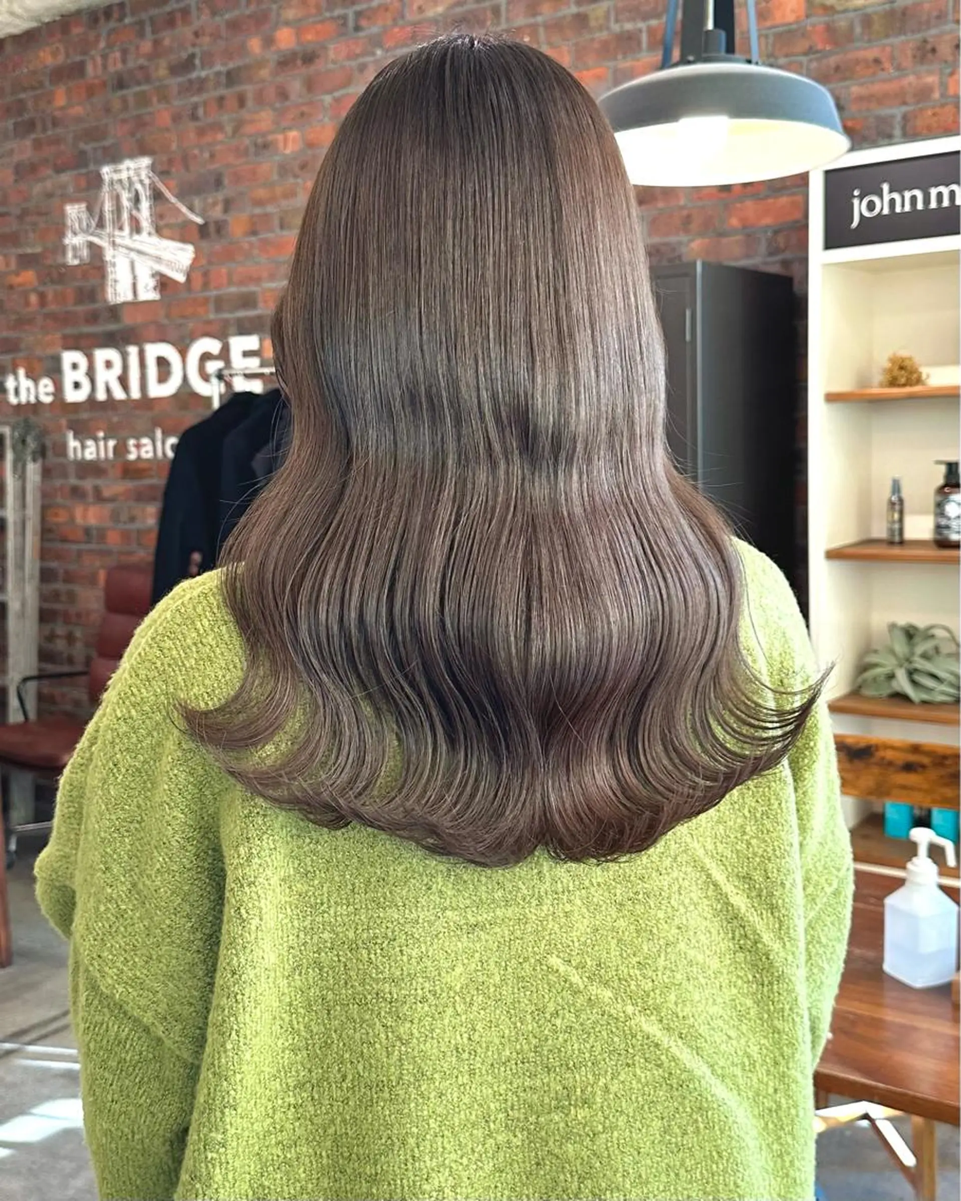 セミロング カラー カット ヘアカラー トリートメント 村田 来倖のヘアスタイル