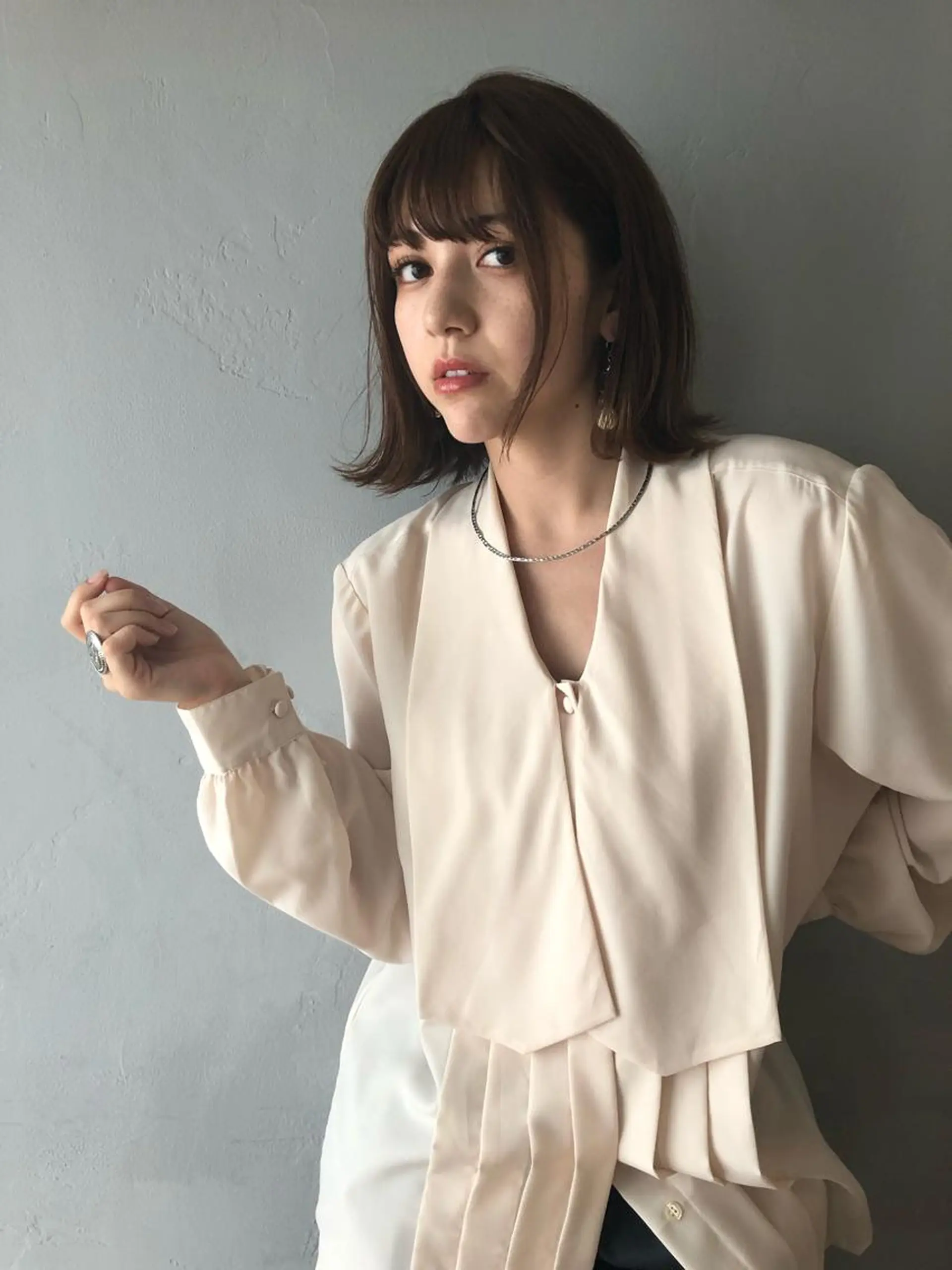 ショート カラー パーマ ヘアアレンジ メンズ キッズ ネイル マツエク・マツパ IVORY.所属・🟩白髪ぼかし/ボブ /ショートヘア/大司のヘアスタイル