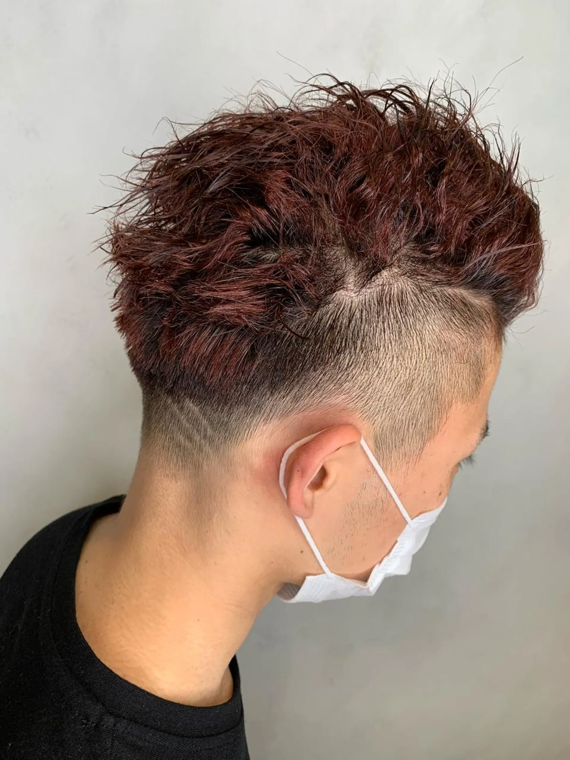 ショート メンズ 吹田 駿 髪質改善縮毛矯正のヘアスタイル