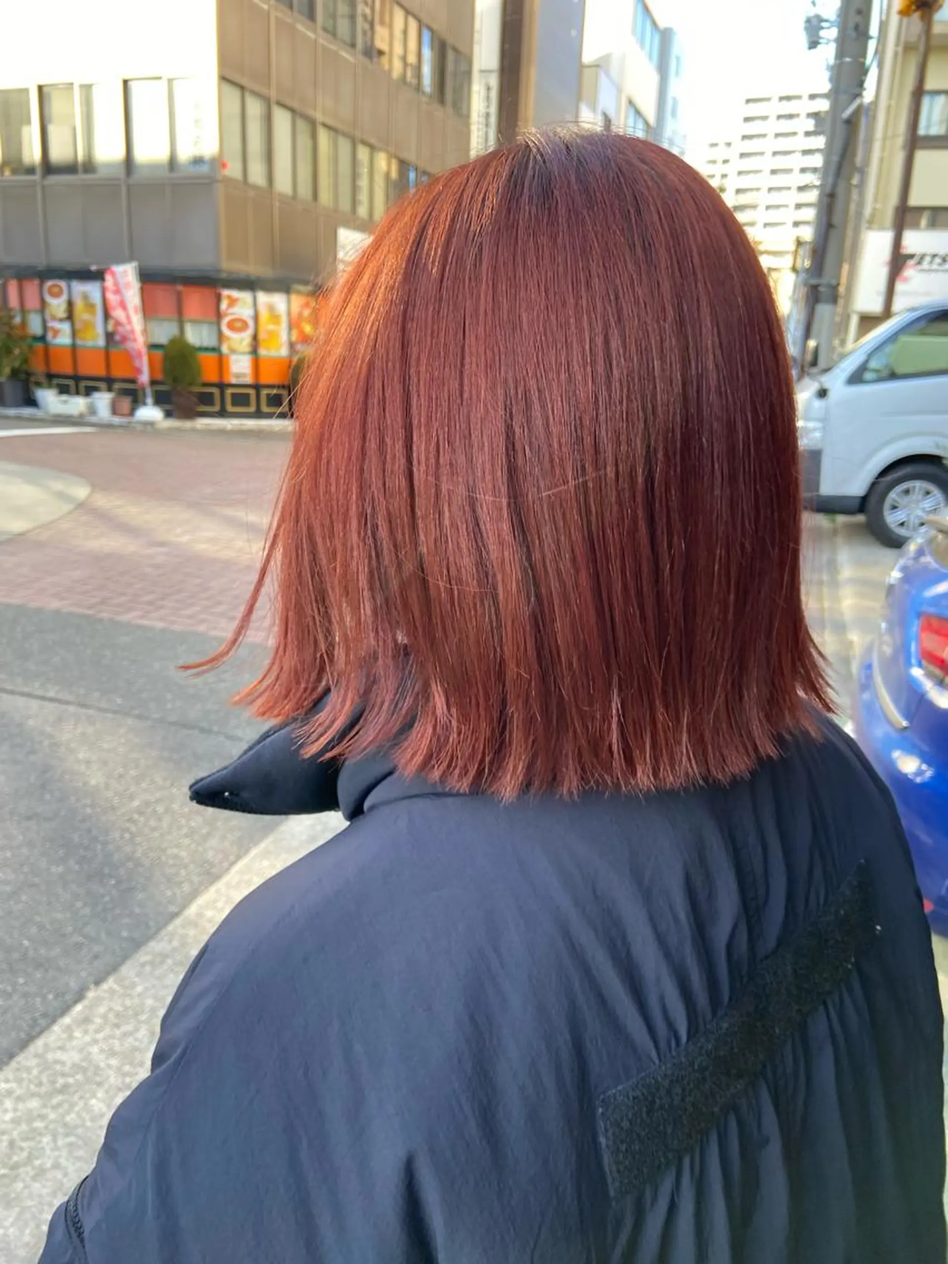 ミディアム カラー カット ヘアカラー トリートメント 田中 あやなのヘアスタイル