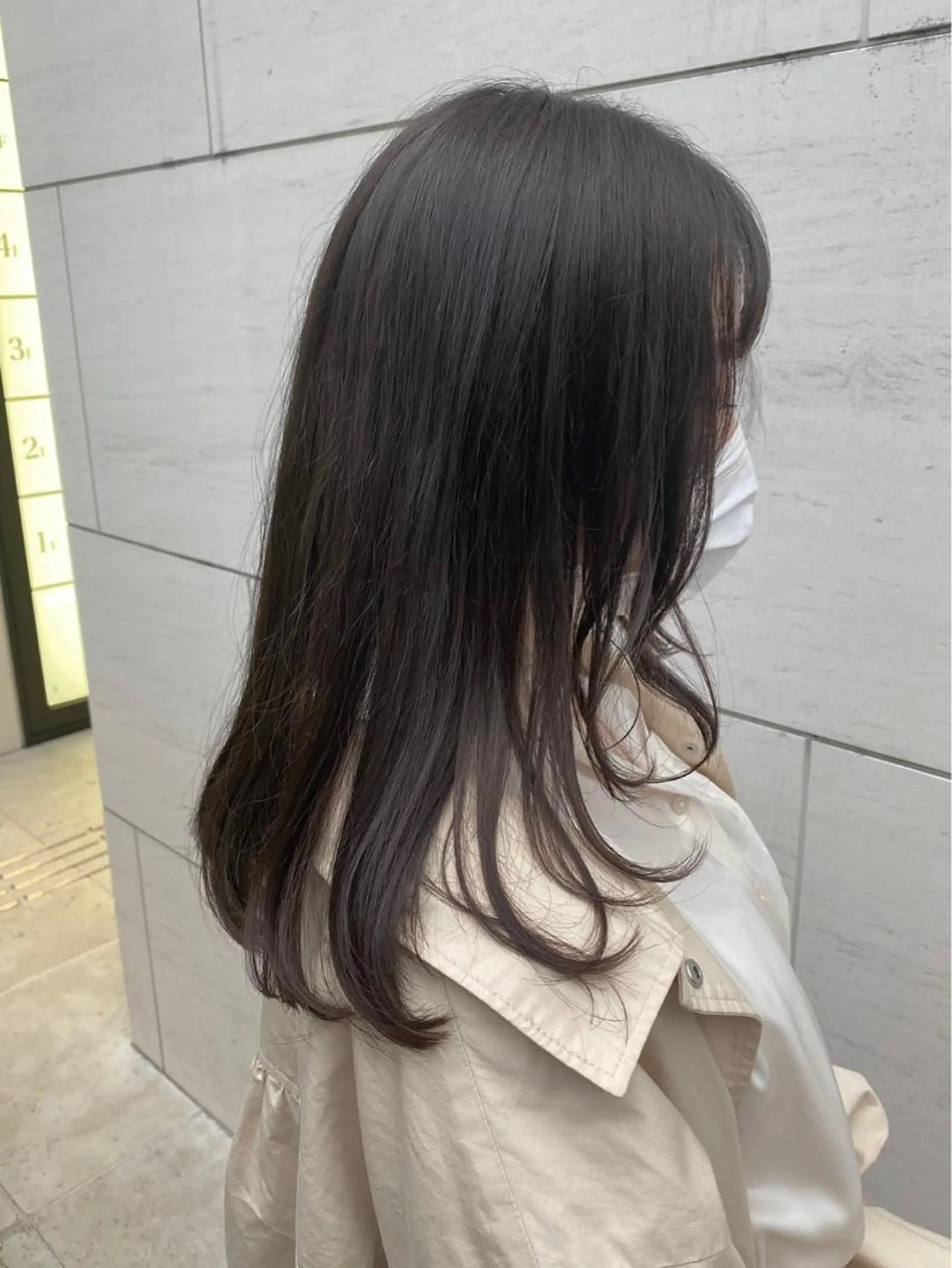 セミロング カラー カット ヘアカラー トリートメント 丸山 史香のヘアスタイル
