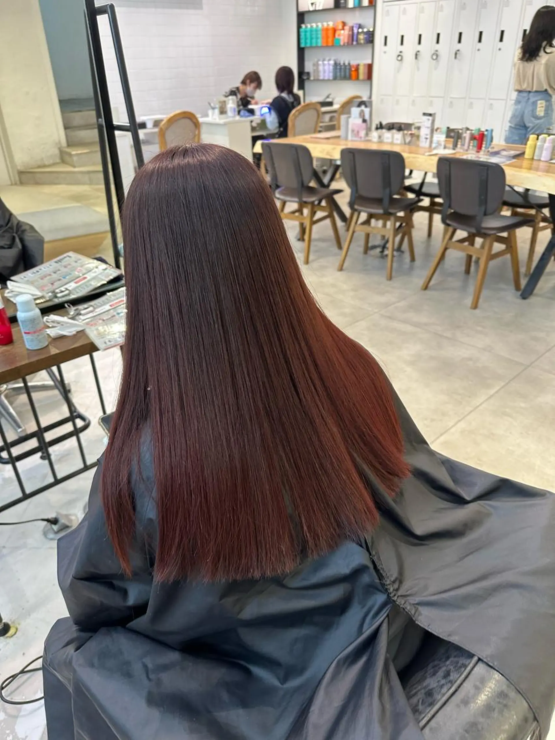 ロング カラー ヘアアレンジ ハイトーン特化 pepe🎀のヘアスタイル