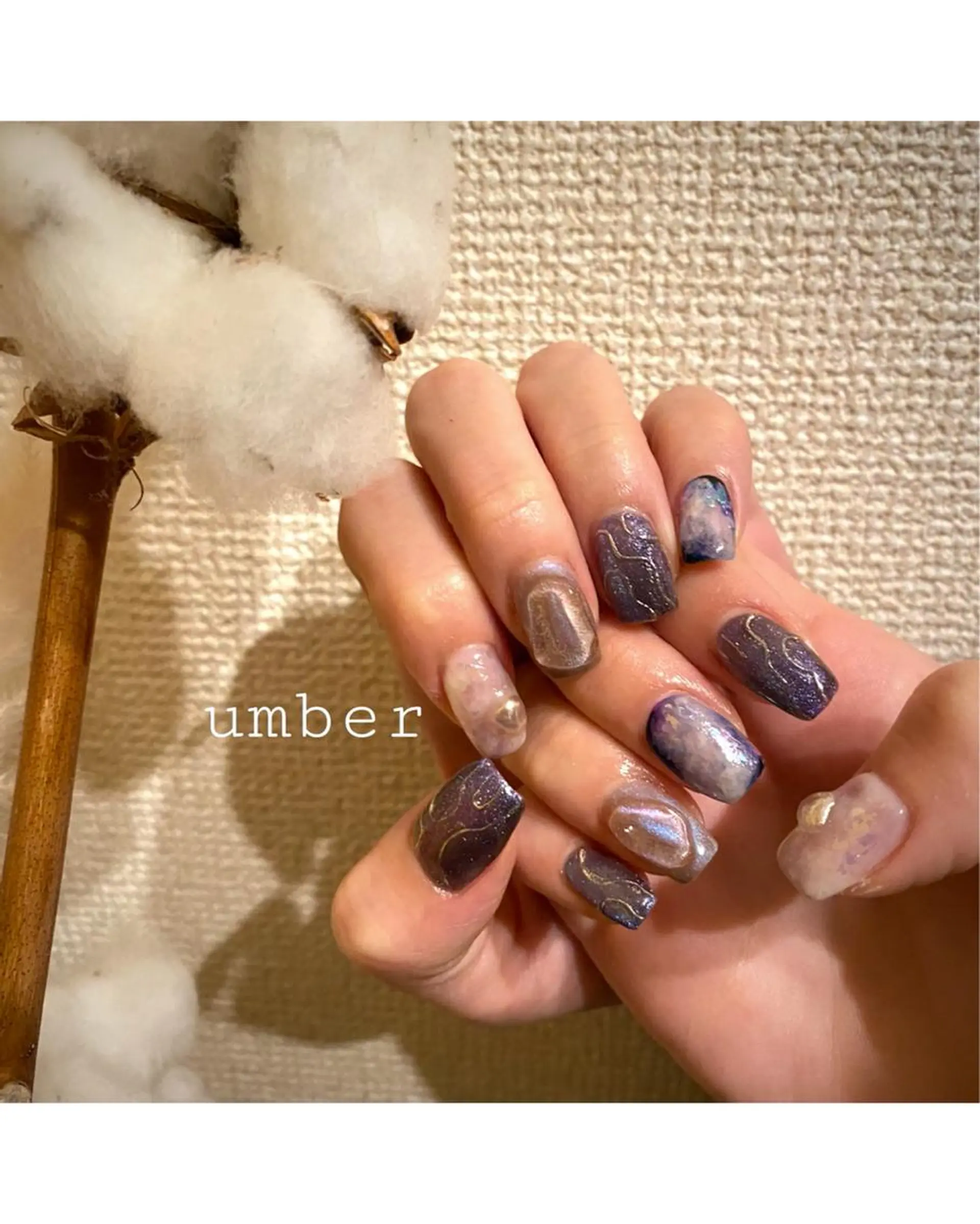 ネイル クリアネイル フットネイル フレンチネイル マグネットネイル メンズネイル ハンドネイル umber 三茶1分のネイルデザイン