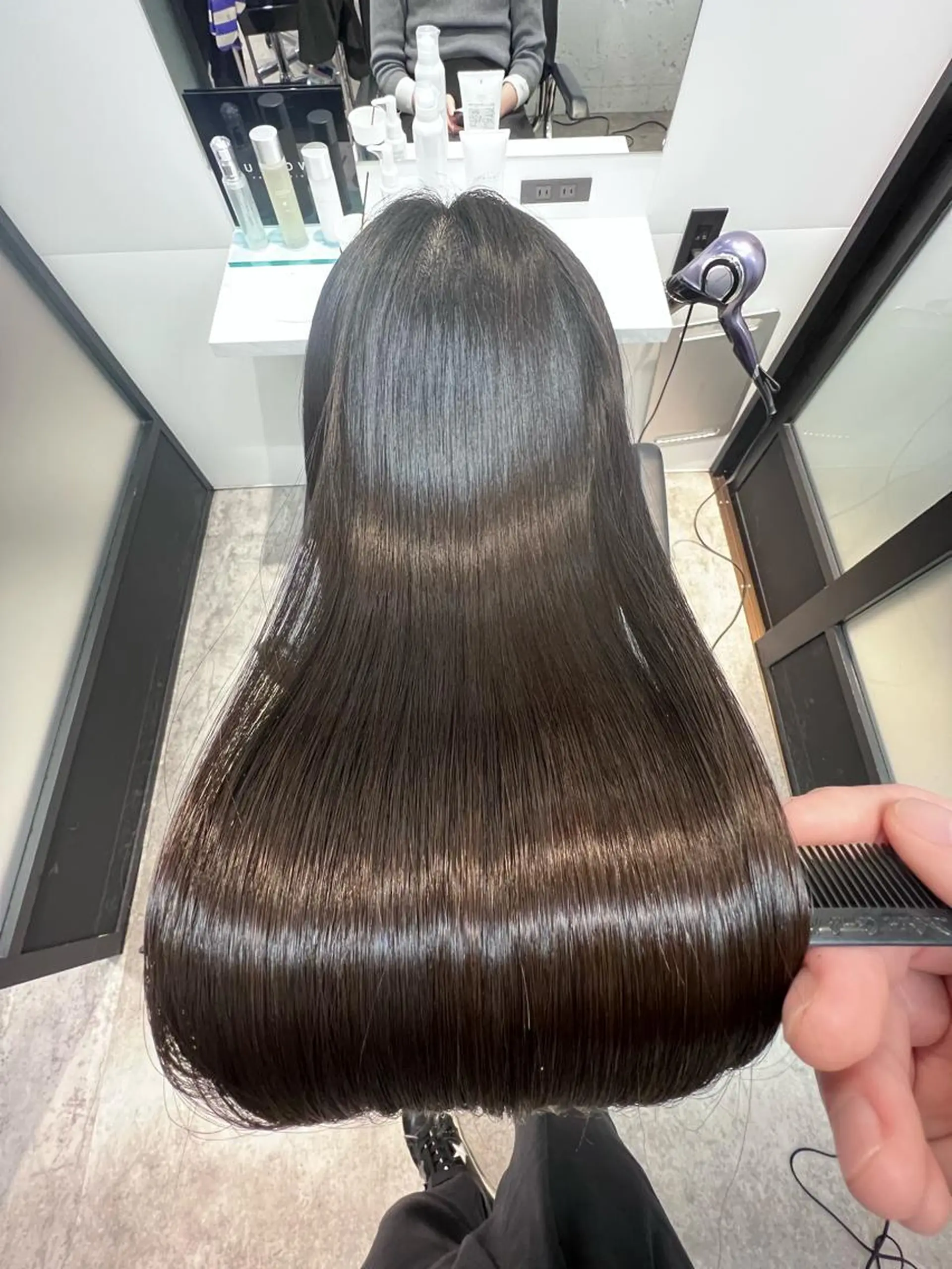 ロング パーマ 髪質改善/縮毛矯正 艶カラー/珠聡のヘアスタイル