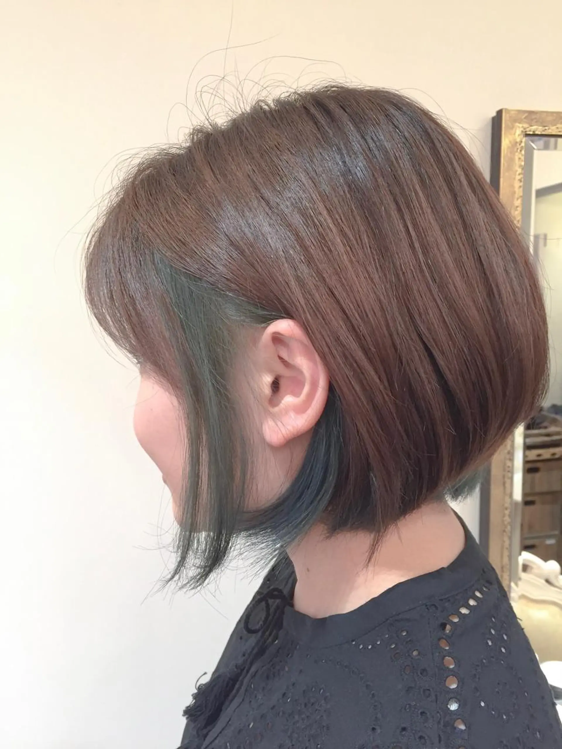 ミディアム カラー インナーカラー un所属・un 溝の口 伊豆本のマツエク・マツパデザイン