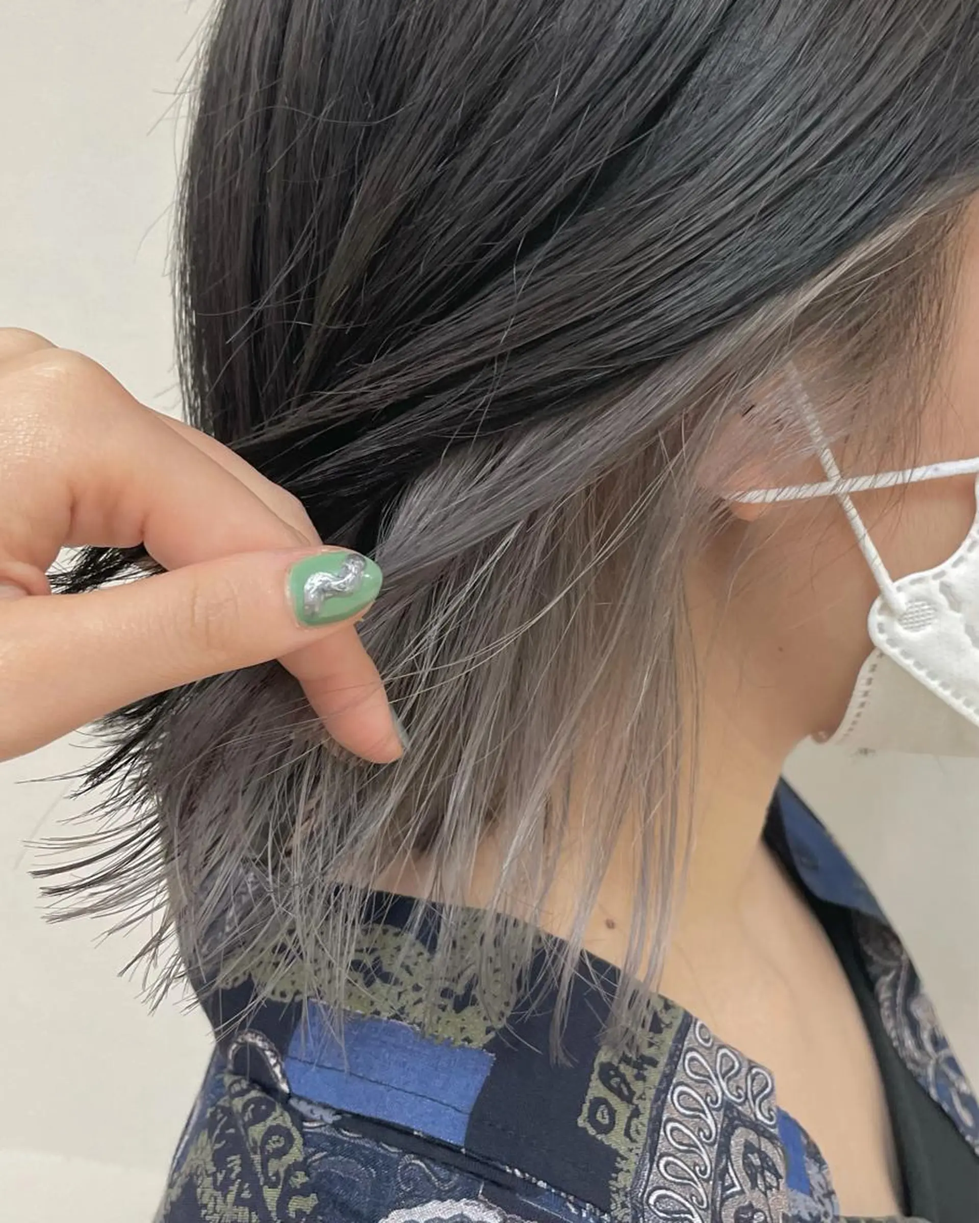 ミディアム カラー ヘアアレンジ ブリーチ カット ヘアカラー 【Sweep】おじま のぞみのヘアスタイル