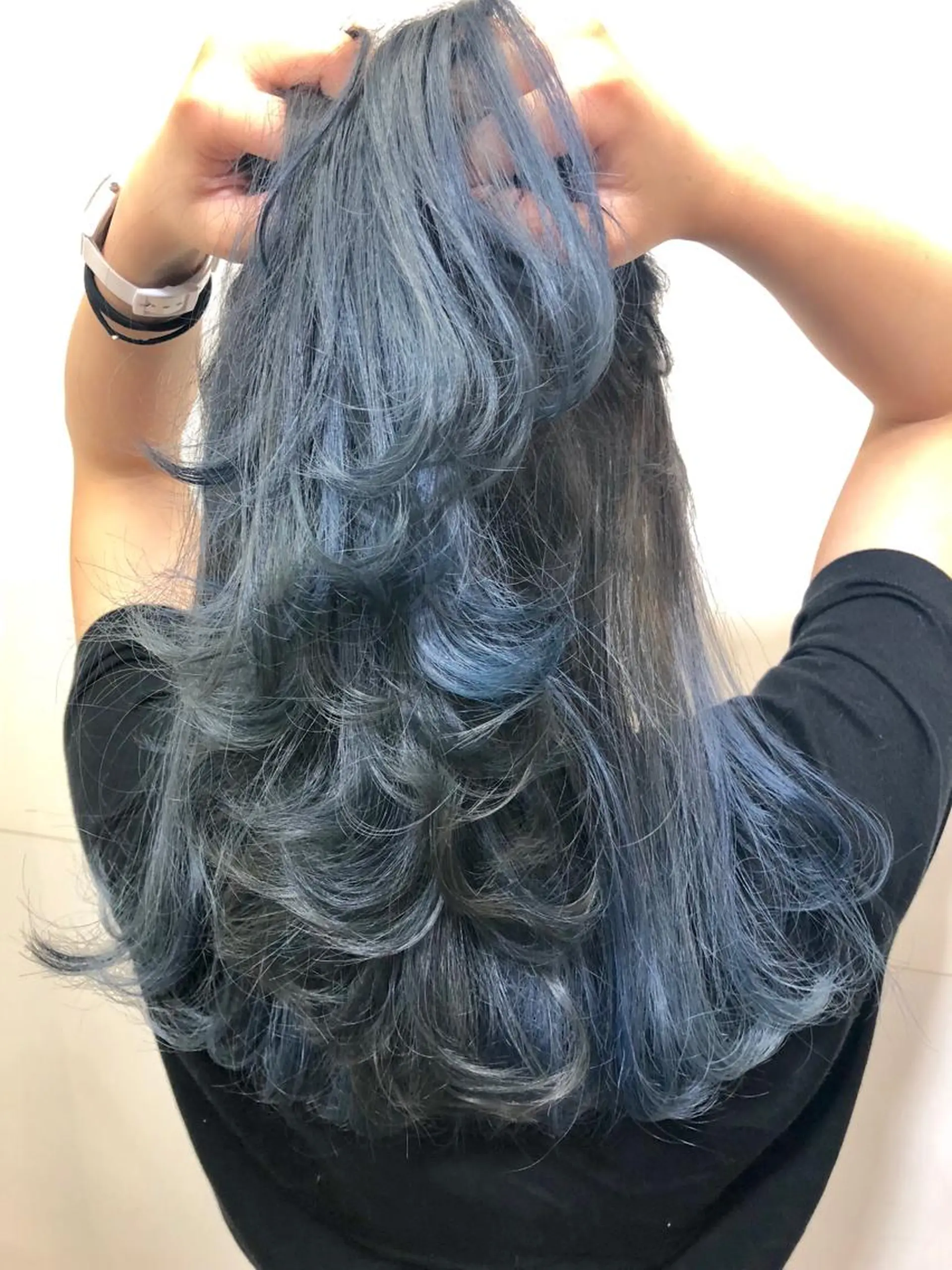 セミロング カラー ブリーチ ブリーチ👩‍🦳/ ‪✂︎MANAMIのヘアスタイル