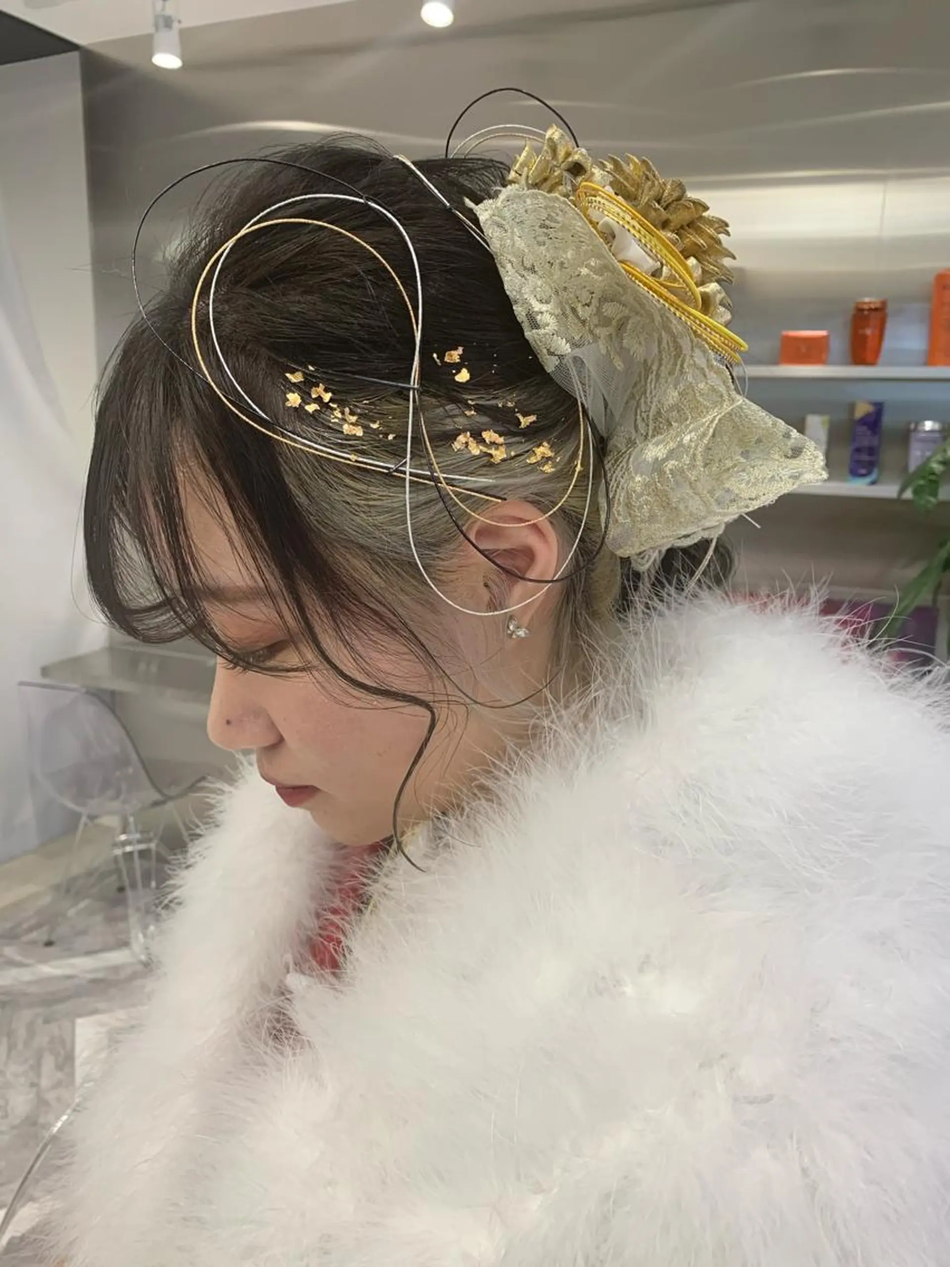 ロング ヘアアレンジ 平野 優奈のヘアスタイル