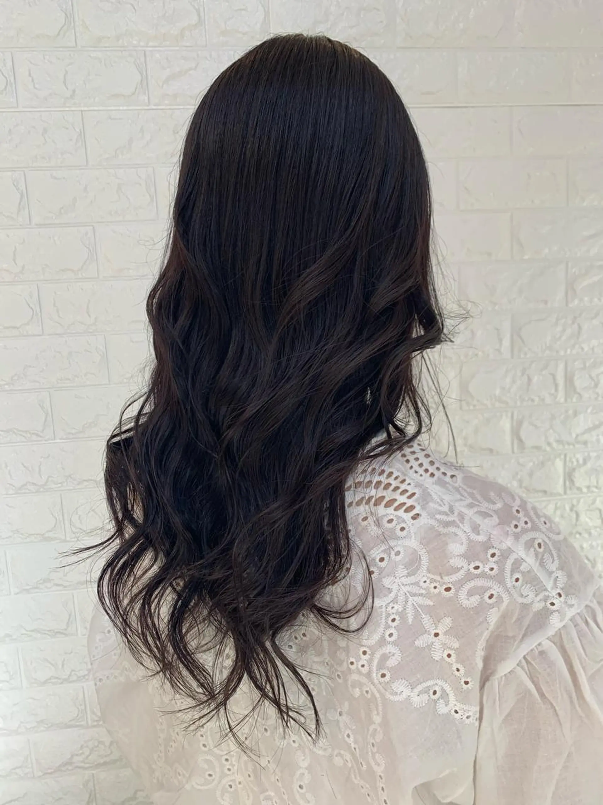 セミロング カラー カット ヘアカラー 福森 みずきのヘアスタイル