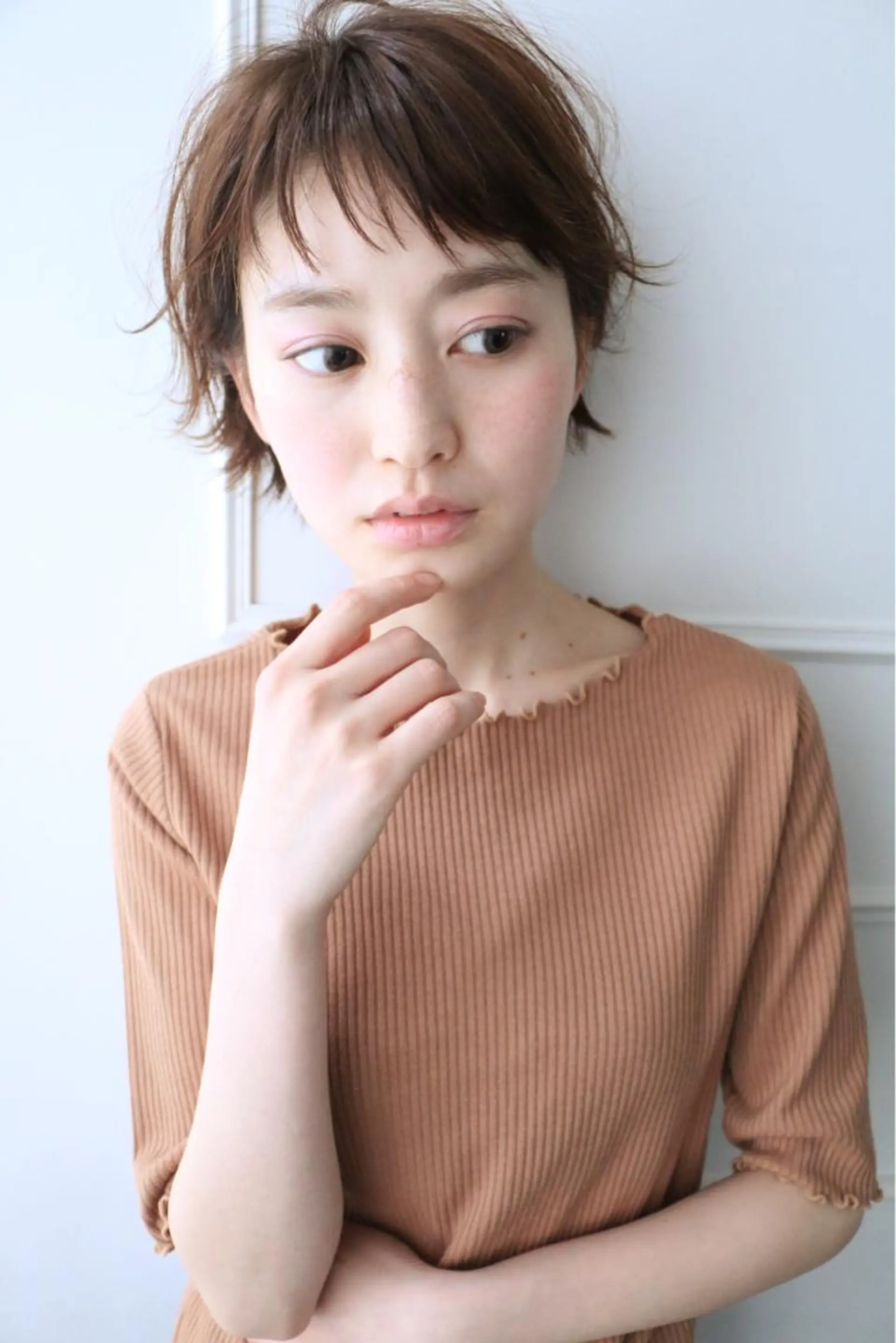 ショート カラー 安村 美奈のヘアスタイル