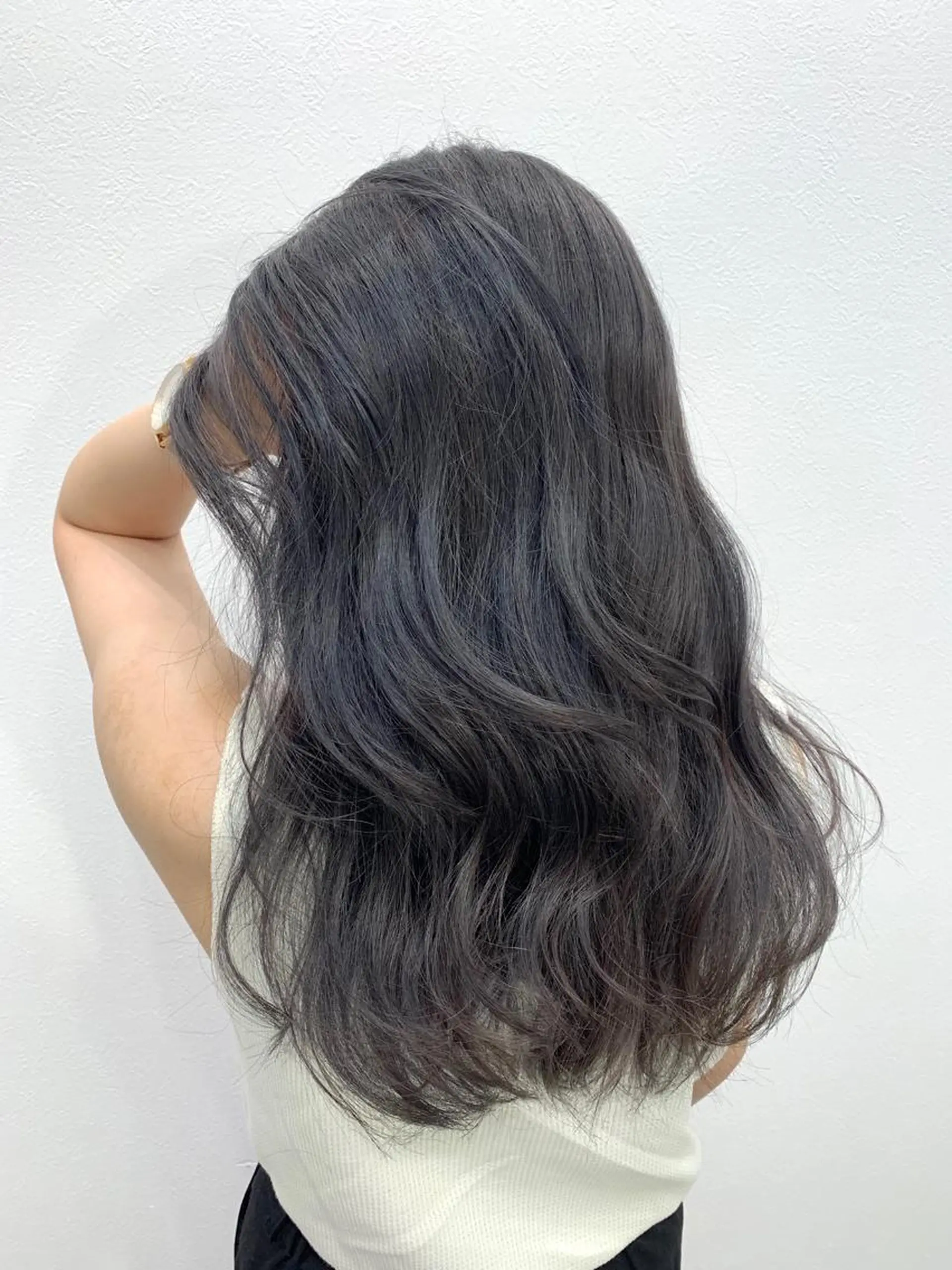 ロング カラー カット ヘアカラー トリートメント 酸性ストレート/ブリ ーチなし/中村 匠のヘアスタイル