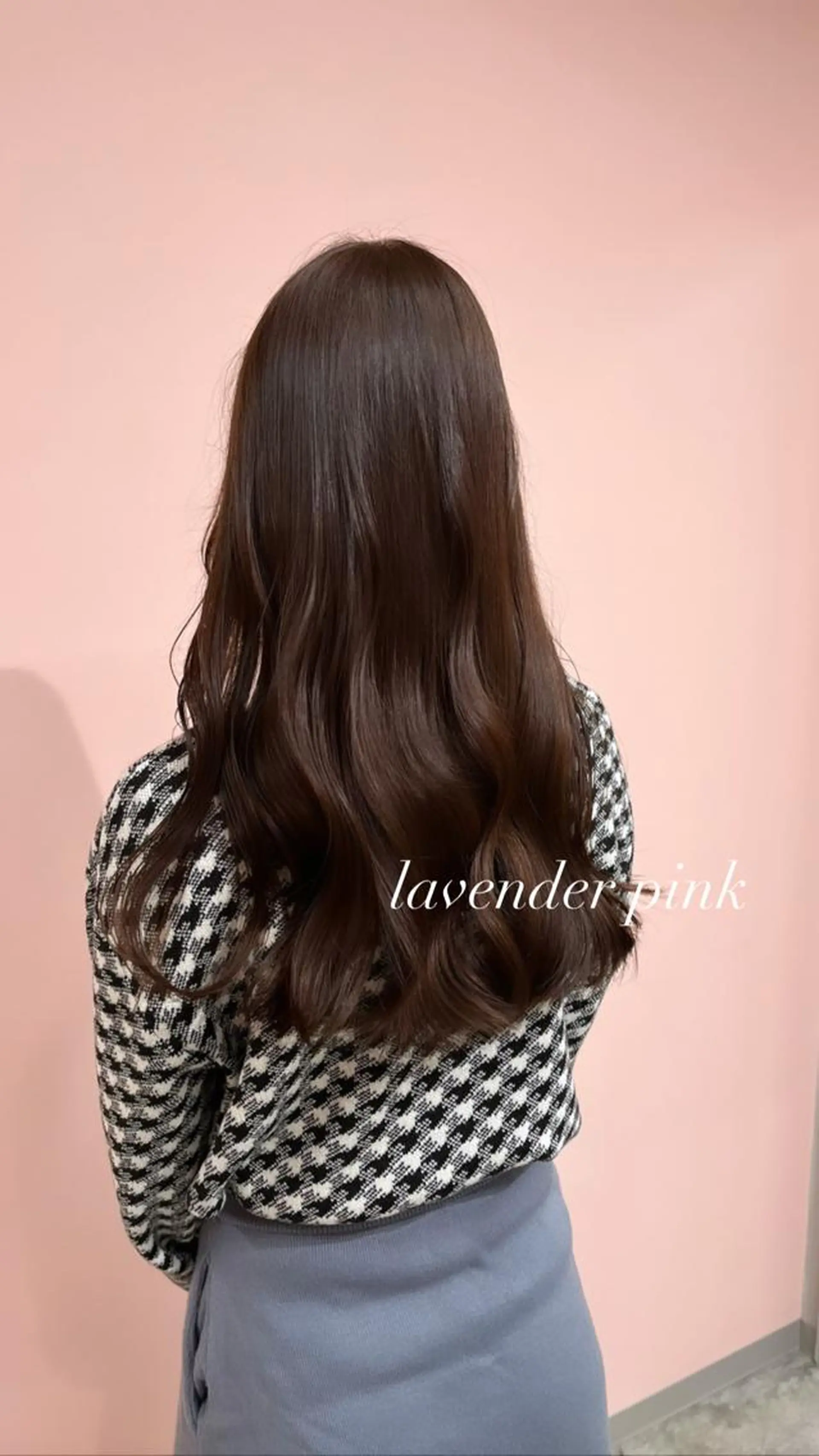 ロング カラー 透明感カラー ラベンダーカラー ラベンダーピンク ピンクカラー RIYA❤︎ Aujuaソムリエのヘアスタイル