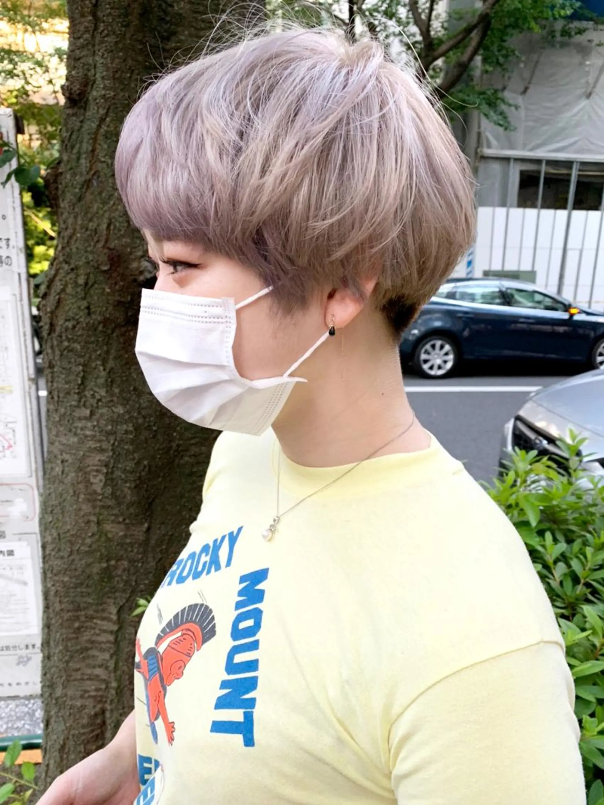 カラー パーマ ヘアアレンジ ベージュカラー ホワイトベージュ カット ヘアカラー トリートメント ITbyALBUM 中野店のヘアスタイル