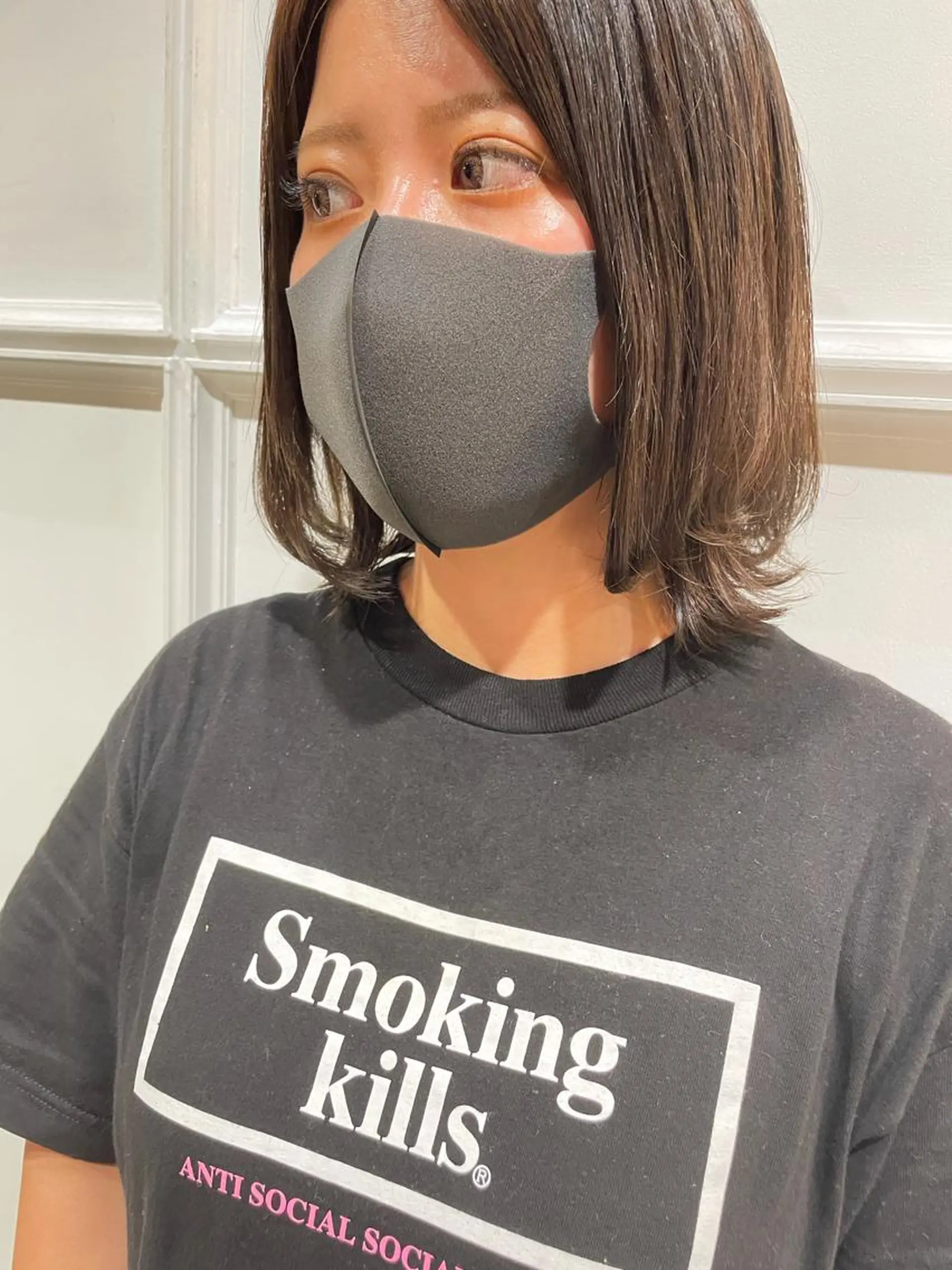 ミディアム カラー ヘアアレンジ カット 縮毛矯正 髪質改善カラー&TR 縮毛矯正/弱酸性矯正のヘアスタイル