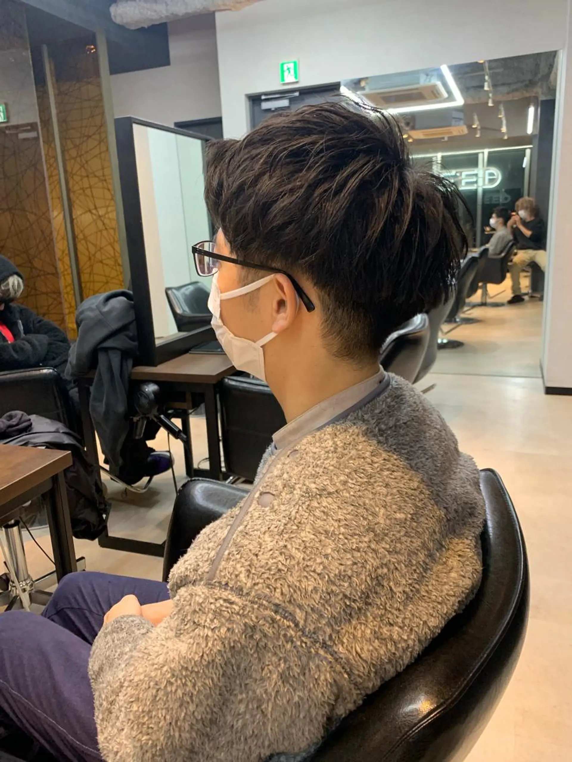 ショート メンズ カット 毛流れが作れる 縮毛矯正/渡部純生のヘアスタイル