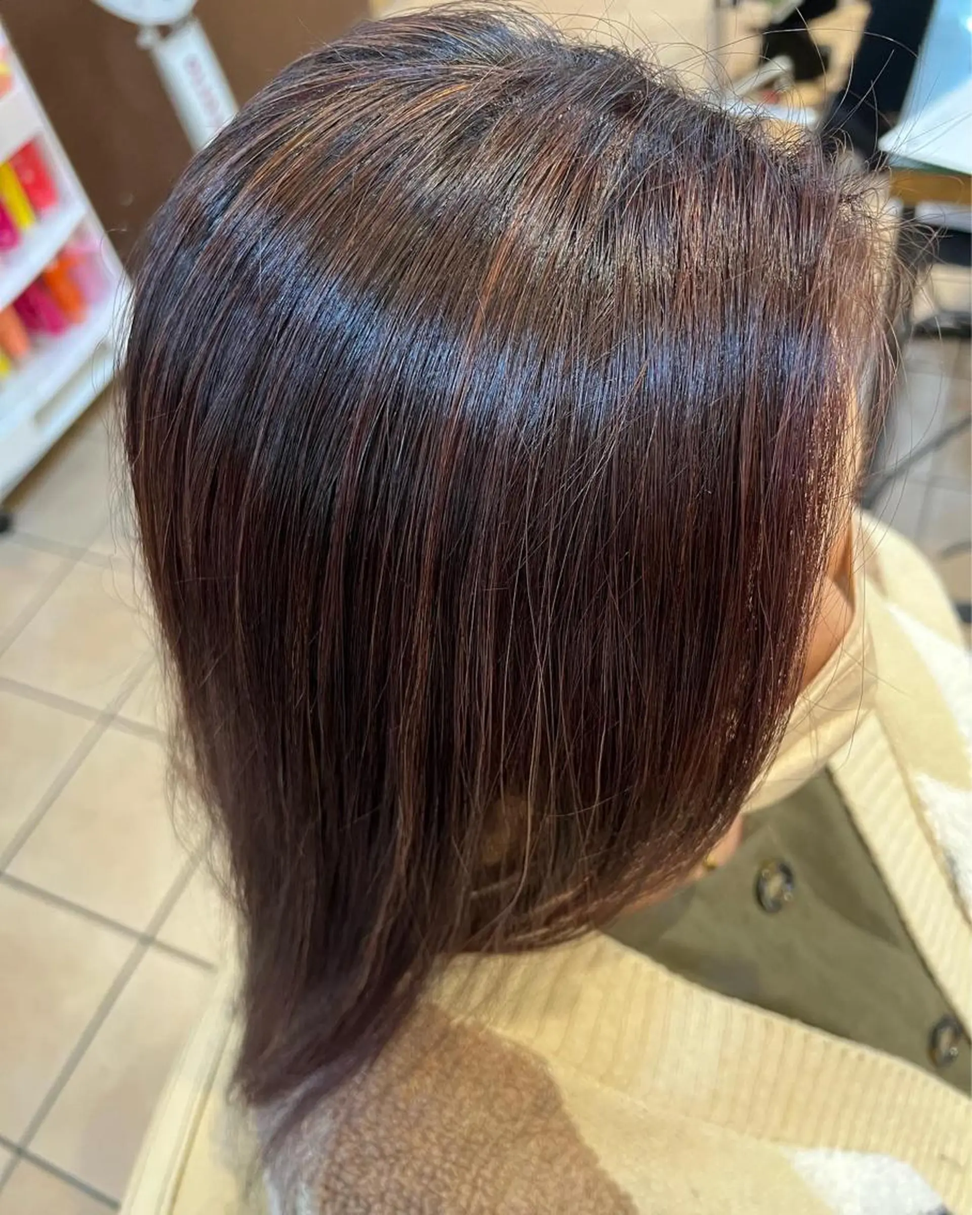 セミロング ハイライト 三谷 舞🌈⭐️のヘアスタイル