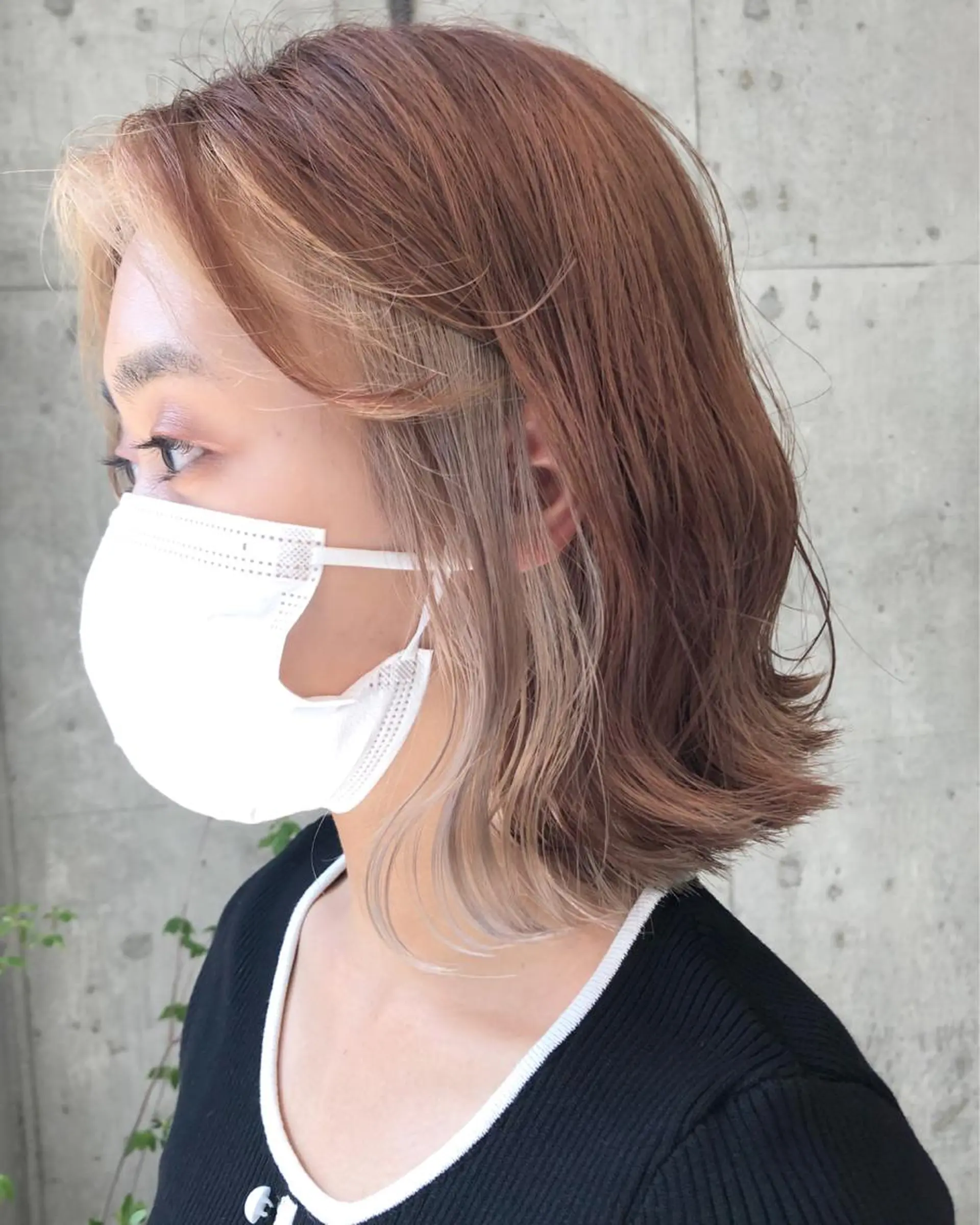 ショート カット ヘアカラー トリートメント ボブ×縮毛矯正 ryotaのヘアスタイル