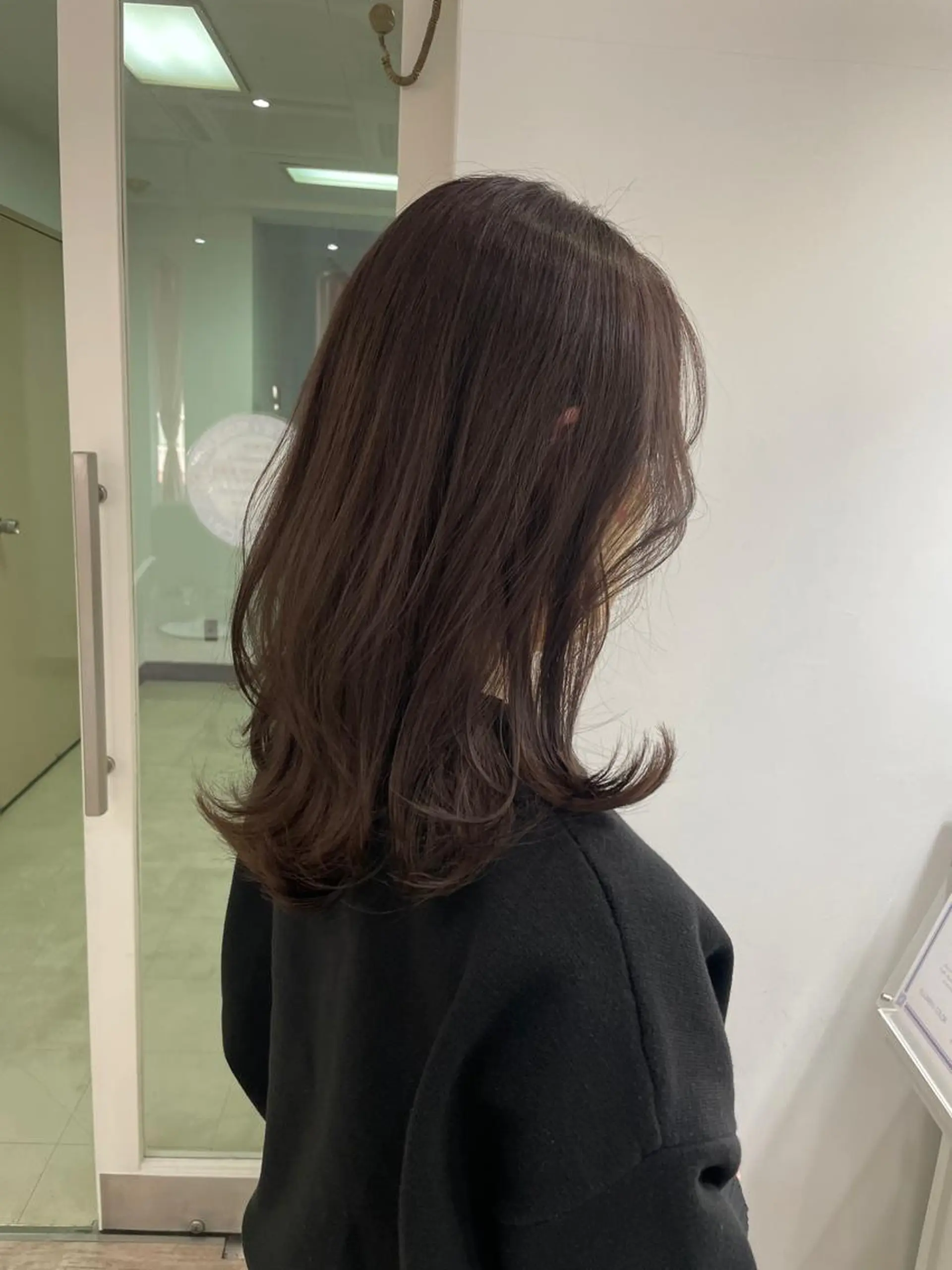 ミディアム カラー レイヤーカット カット ヘアカラー HARUKA韓国ヘア /Luana梅田のヘアスタイル