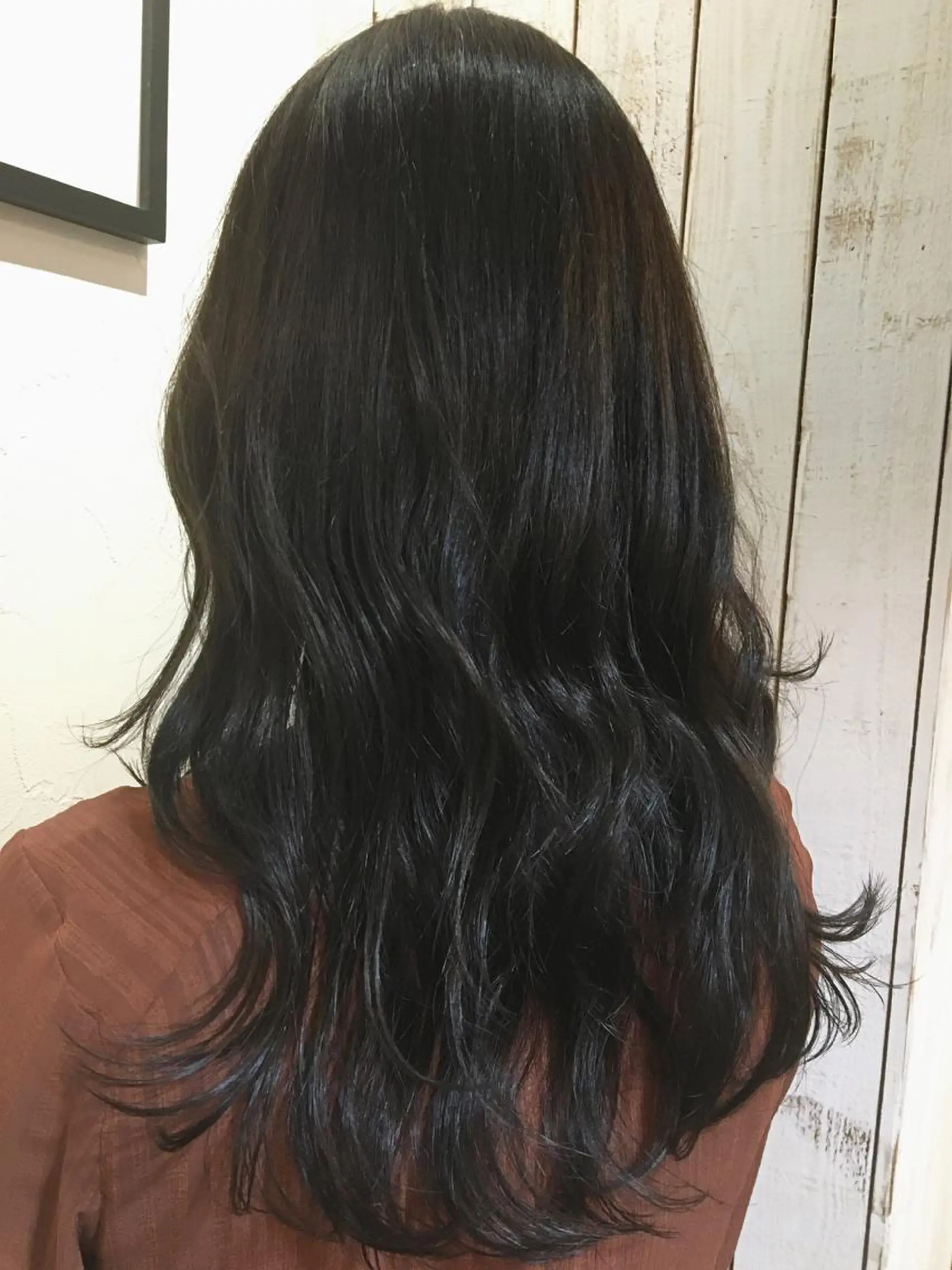 ロング アッシュ 鈴木 咲輝のヘアスタイル