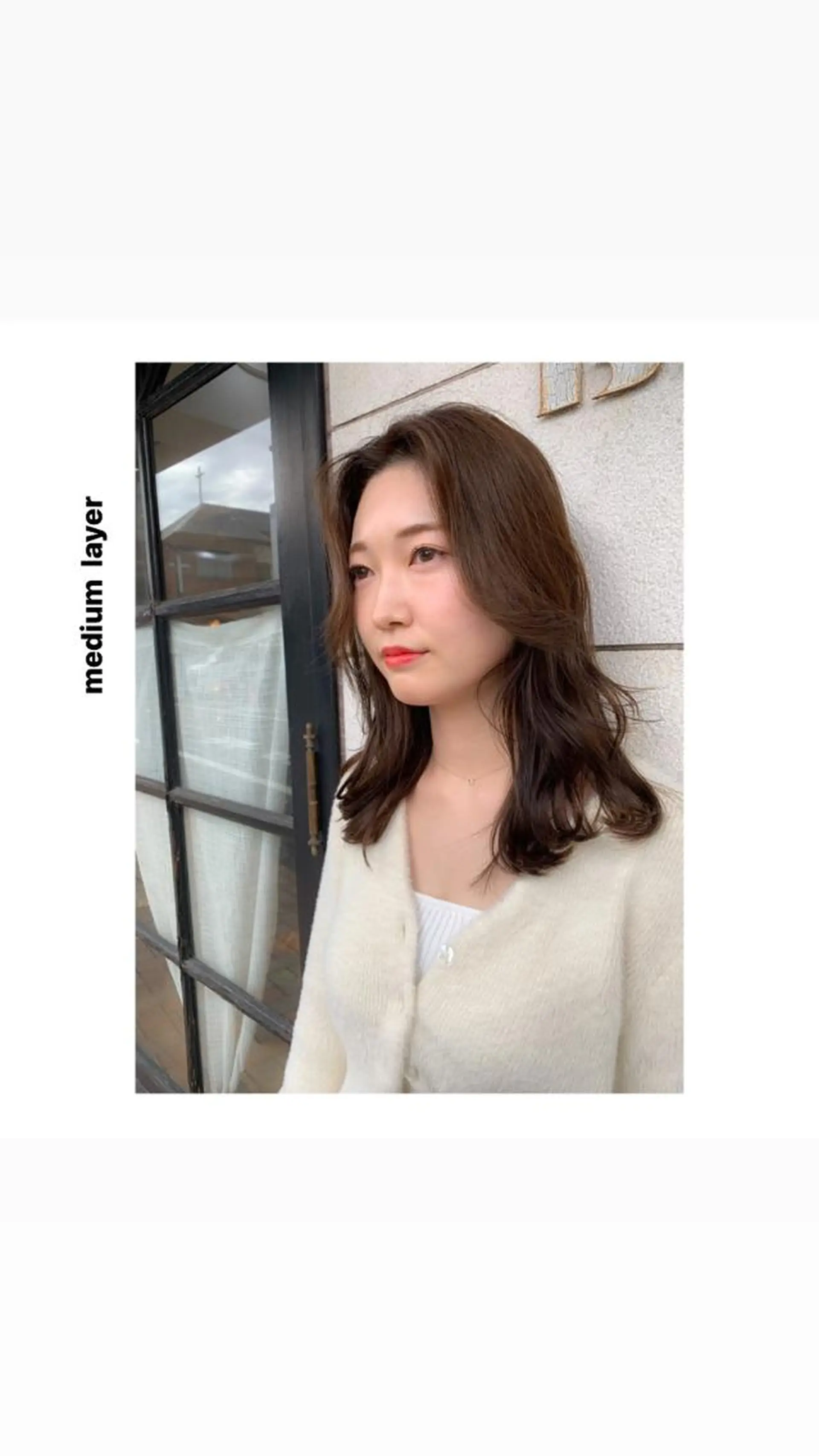 ミディアム カラー パーマ ヘアアレンジ メンズ キッズ ネイル マツエク・マツパ アイブロウ 眉カラー レイヤーカット カット ヘアカラー トリートメント rewards成城学園前店所属・hiro【沿線で叶う 似合わせhair】のヘアスタイル