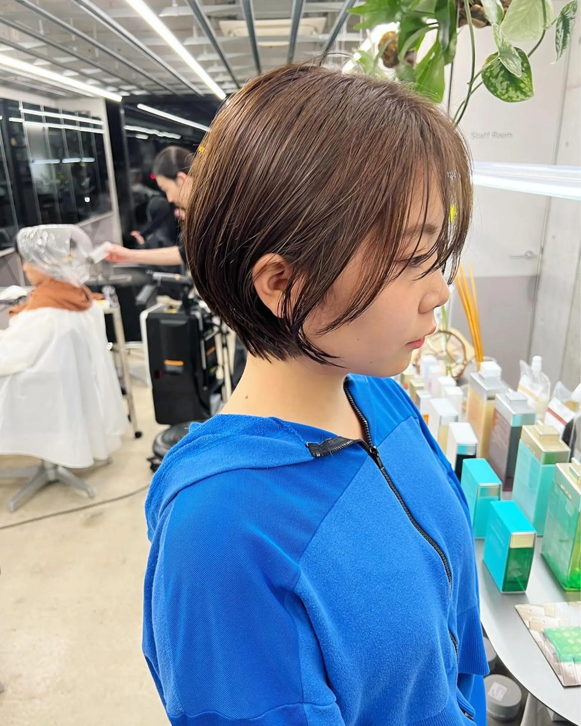 ショート カラー ショートボブ ボブ ショートヘア カット ヘアカラー ハッシュカット カシマハヤトのヘアスタイル