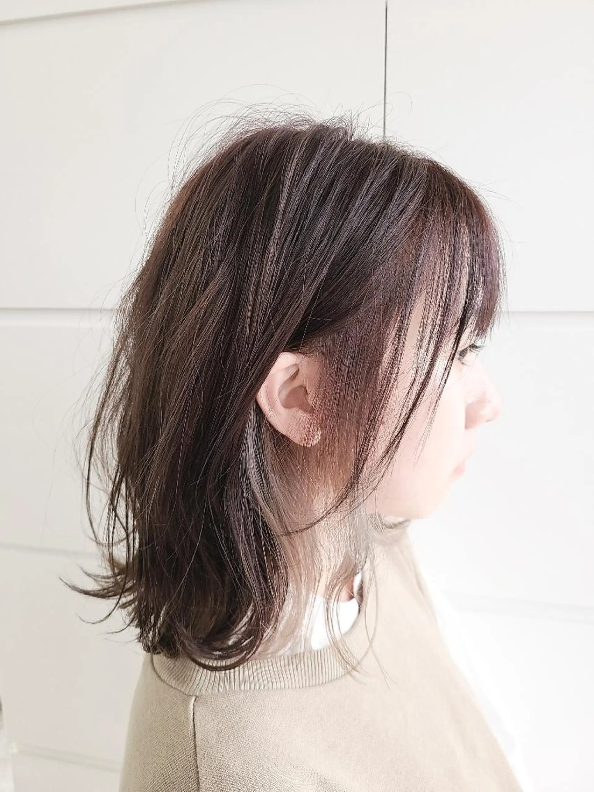 ミディアム GO TODAYシェアサロン岡山店所属・🎗️髪質改善・美髪 艶髪🥇小西邦生のヘアスタイル